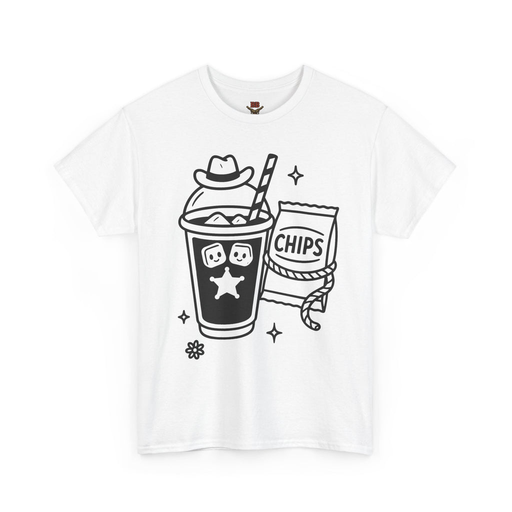 Soda and Chips Illustration Tee