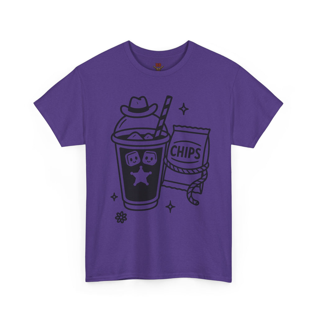 Soda and Chips Illustration Tee
