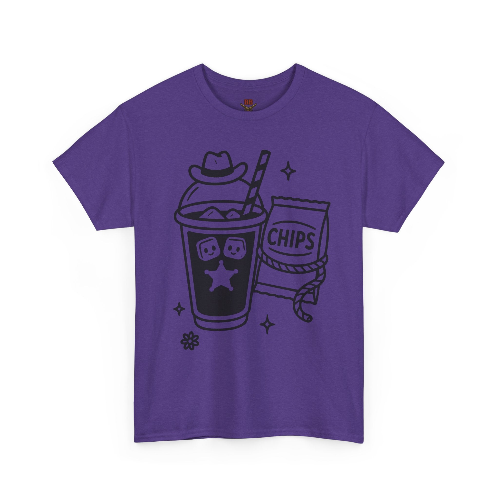 Soda and Chips Illustration Tee