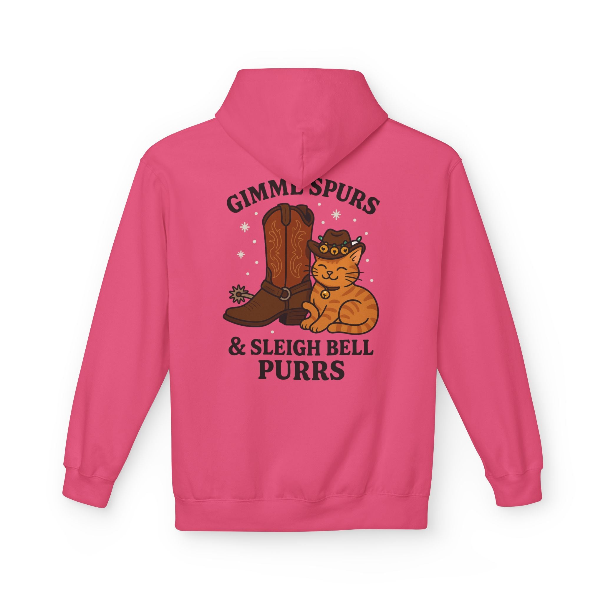 Gimme Spurs & Sleigh Bell Purrs Hoodie