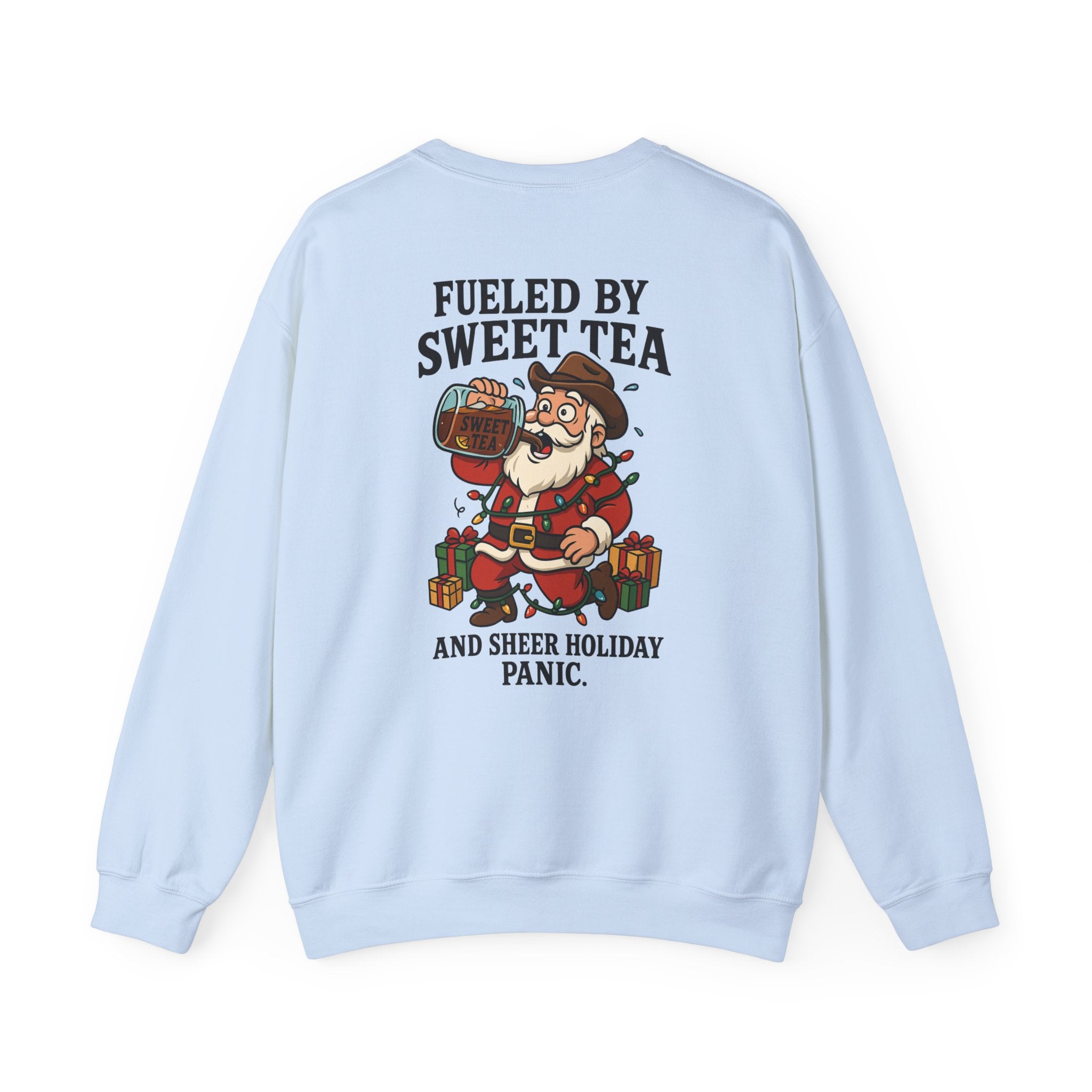Fueled by Sweet Tea Santa sweatshirt