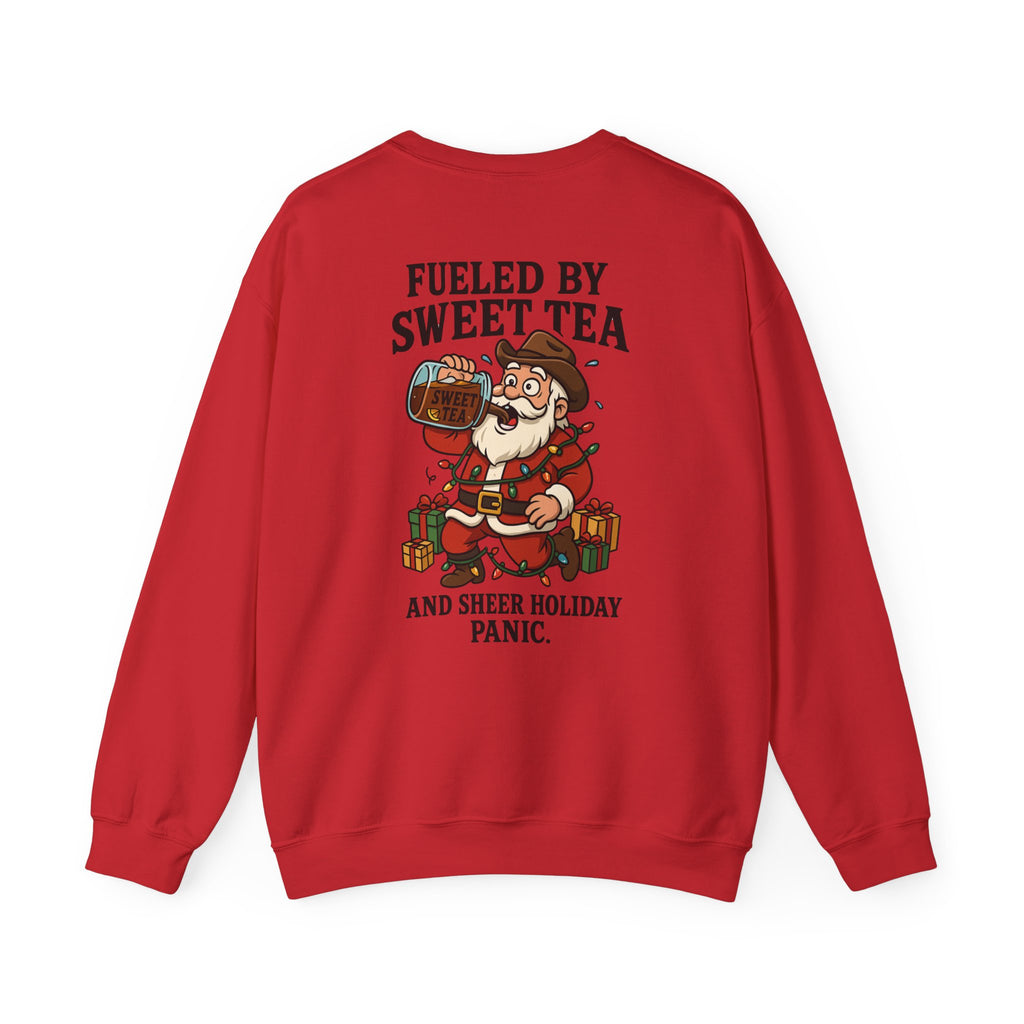 Fueled by Sweet Tea Santa sweatshirt