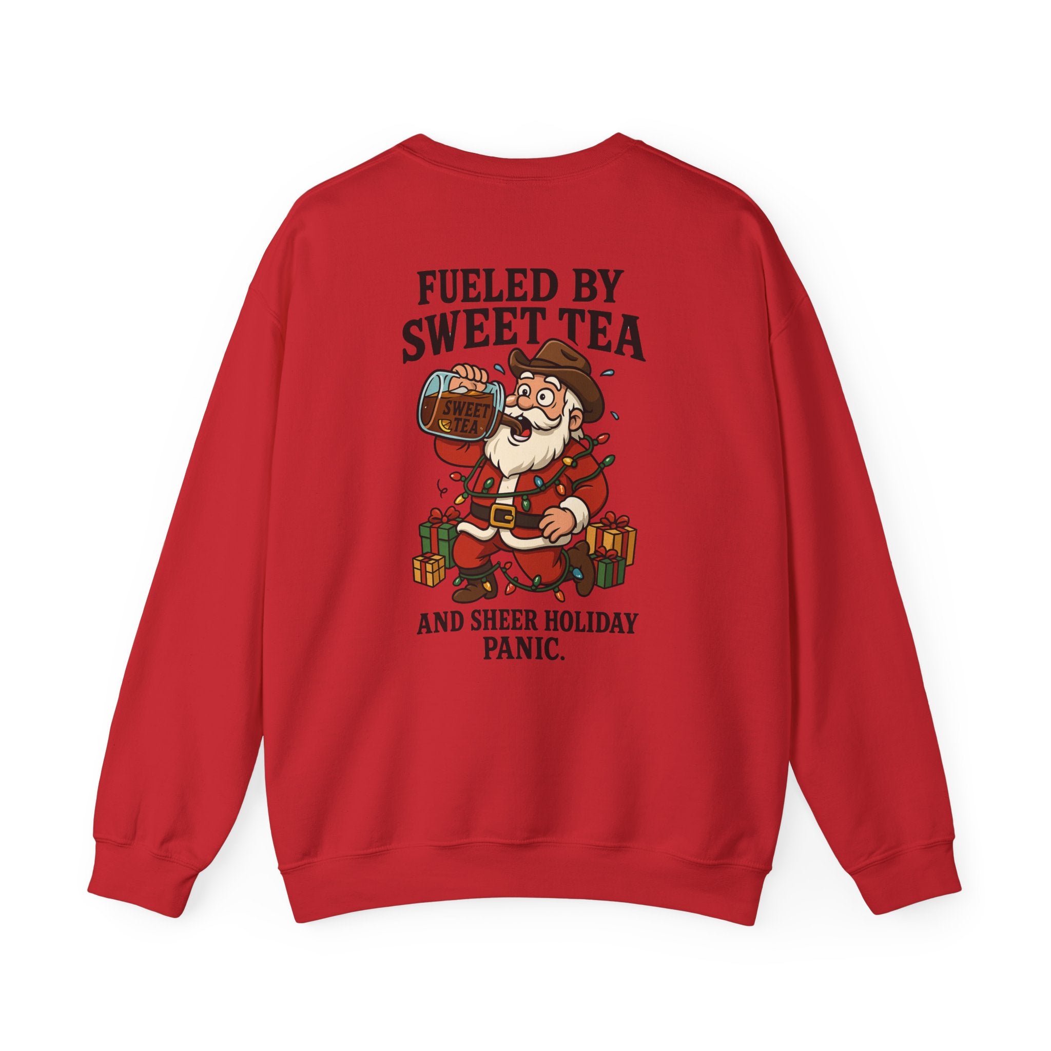 Fueled by Sweet Tea Santa sweatshirt