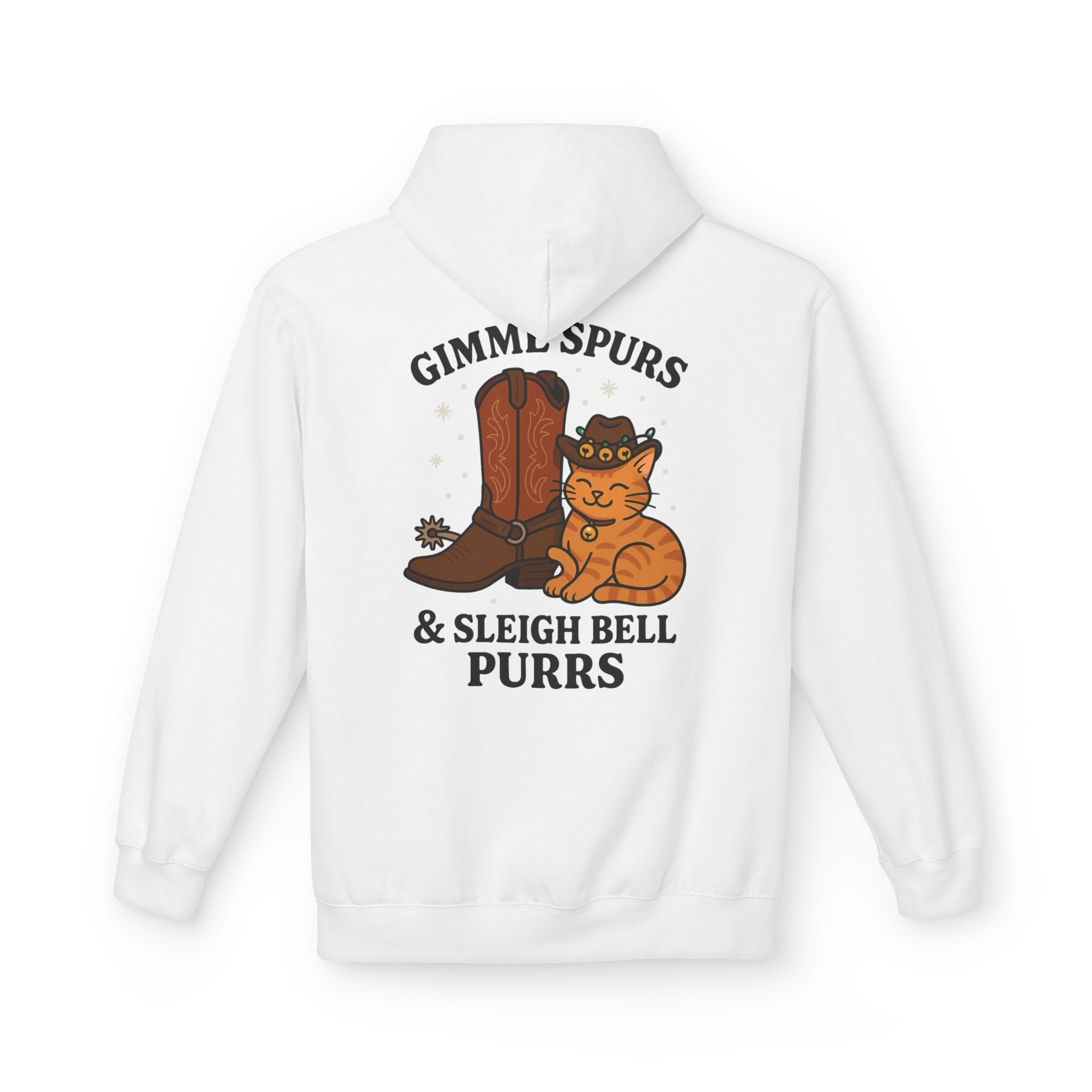 Gimme Spurs & Sleigh Bell Purrs Hoodie