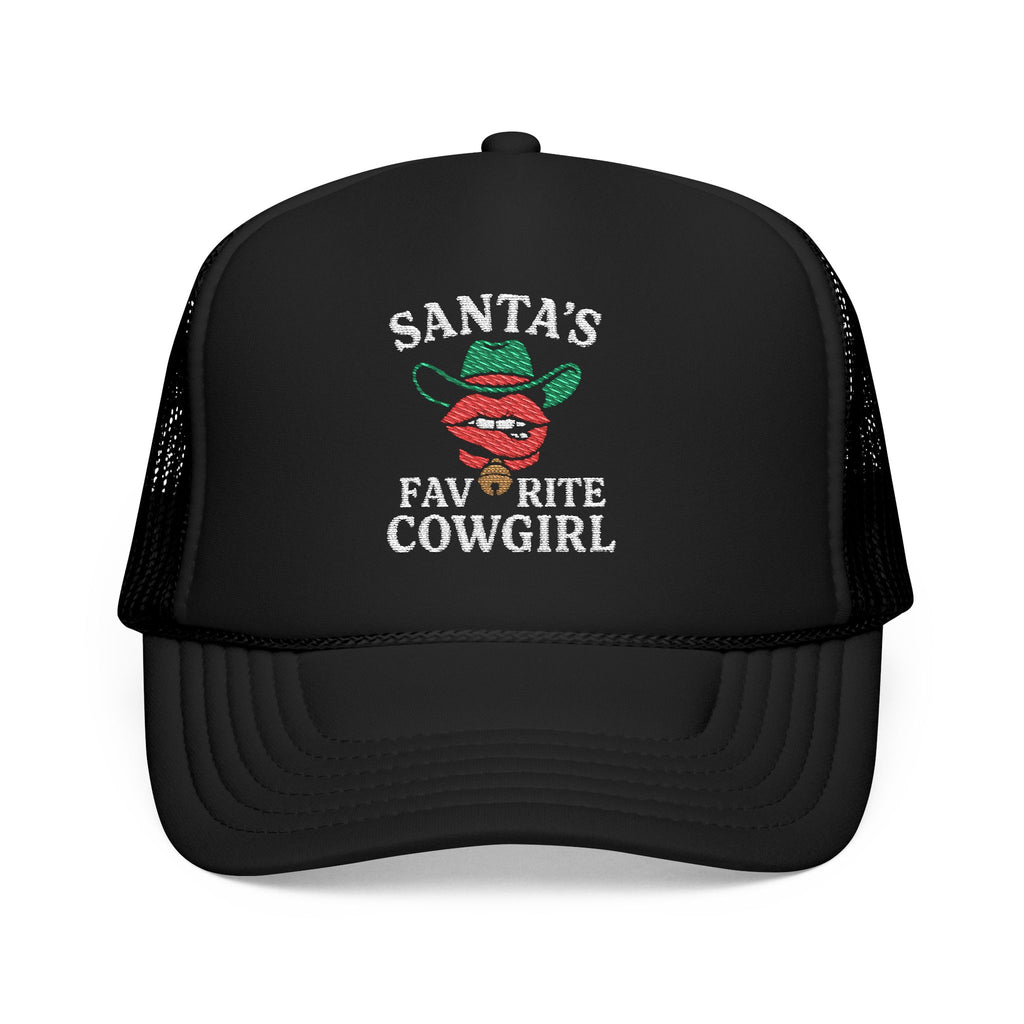 Santa's Favorite Cowgirl Trucker Hat