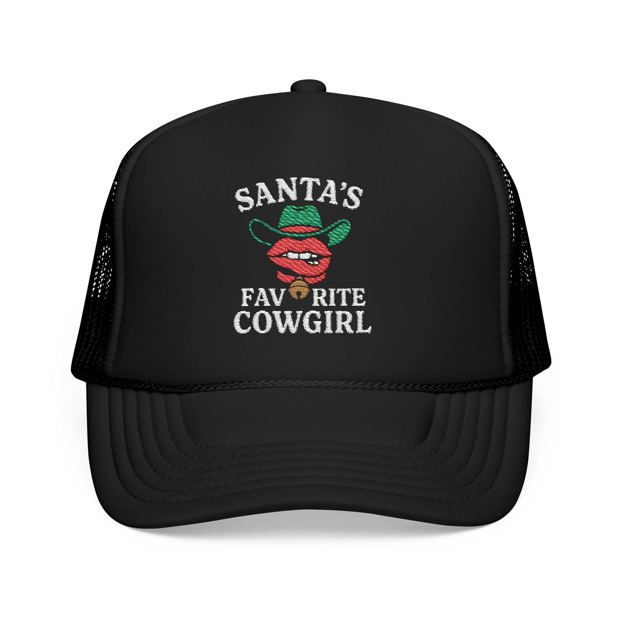 Santa's Favorite Cowgirl Trucker Hat