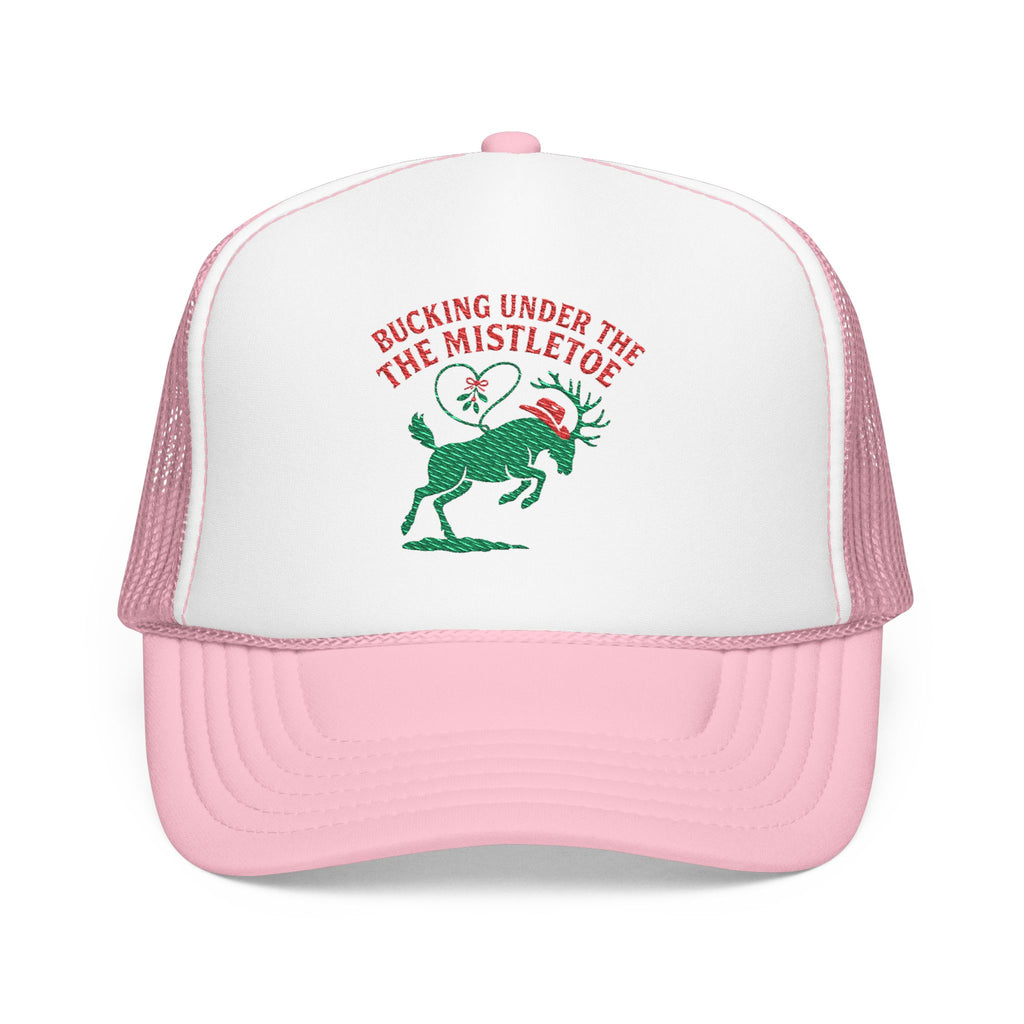 Bucking Under the Mistletoe Trucker Hat