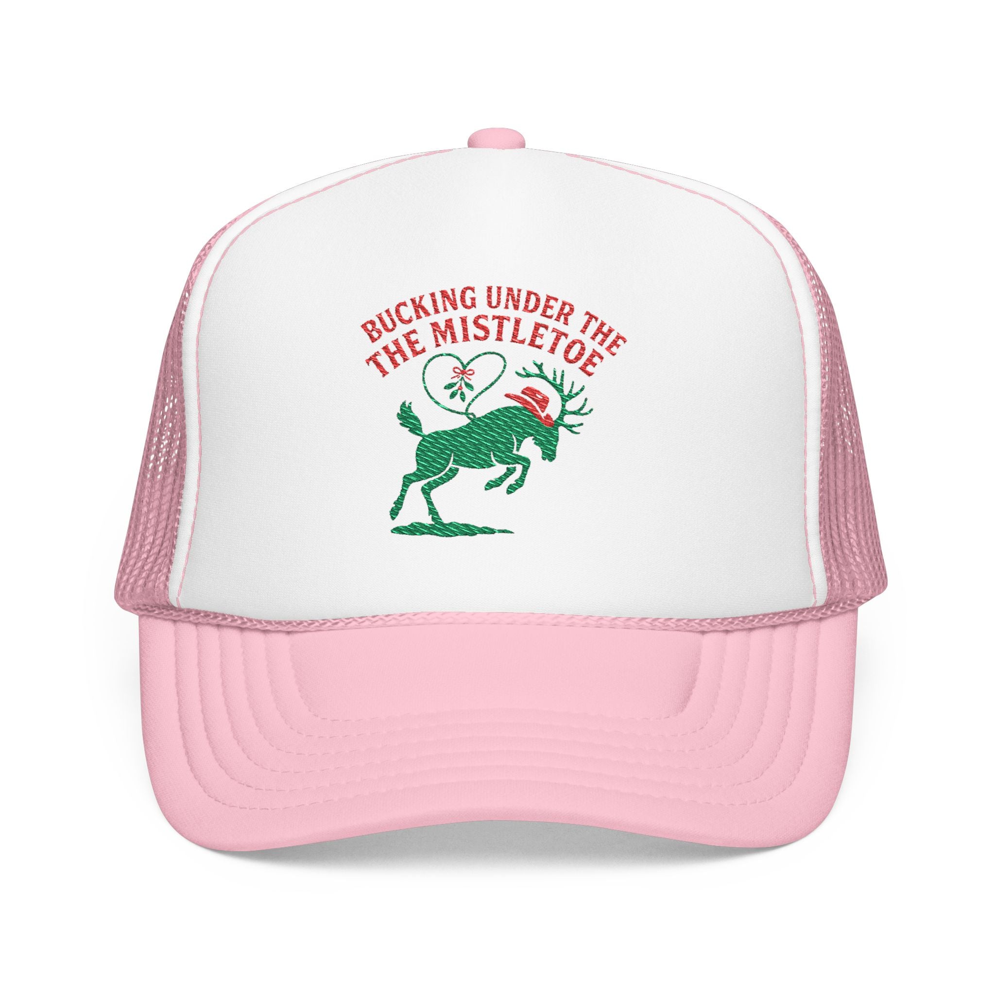 Bucking Under the Mistletoe Trucker Hat