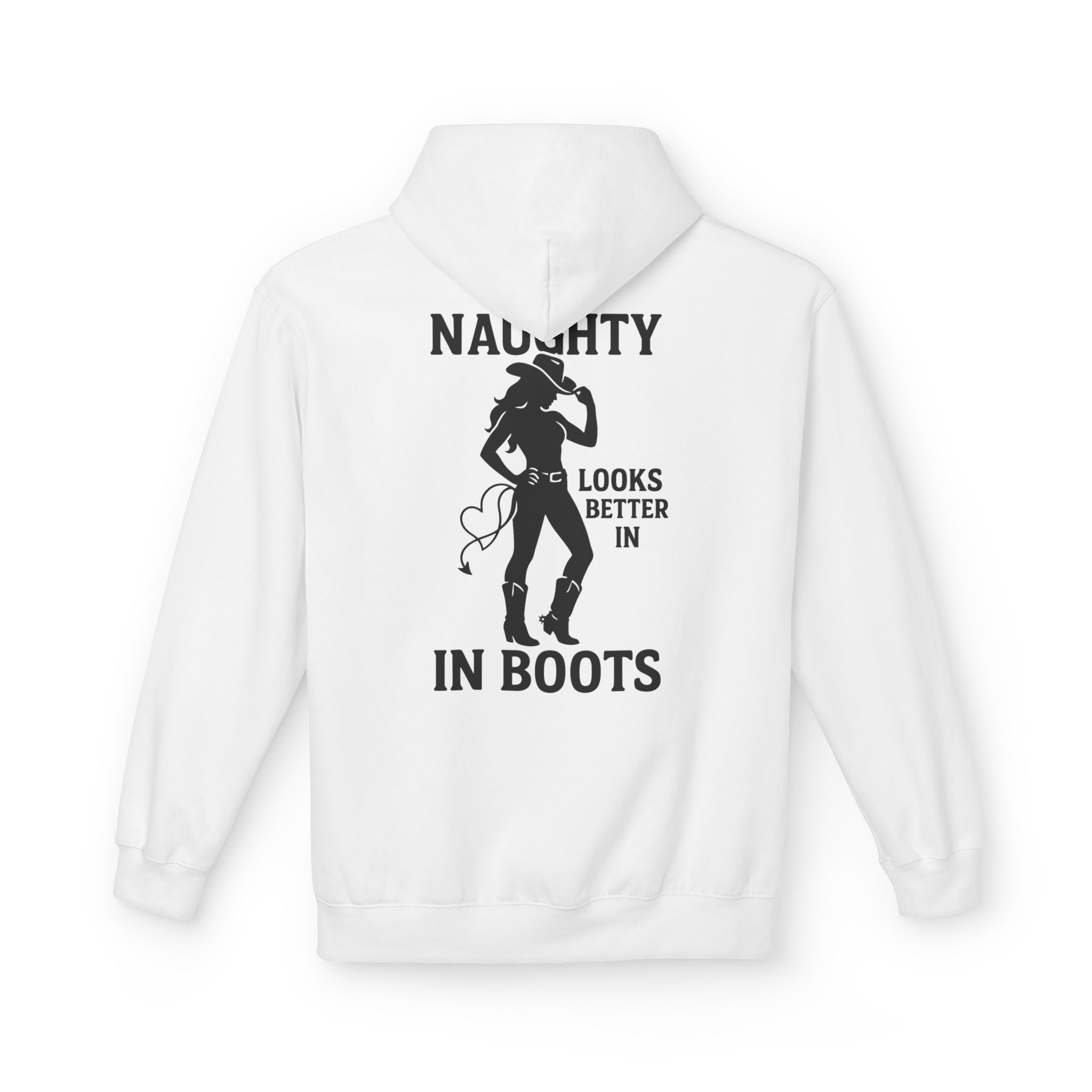 Naughty in Boots Hoodie
