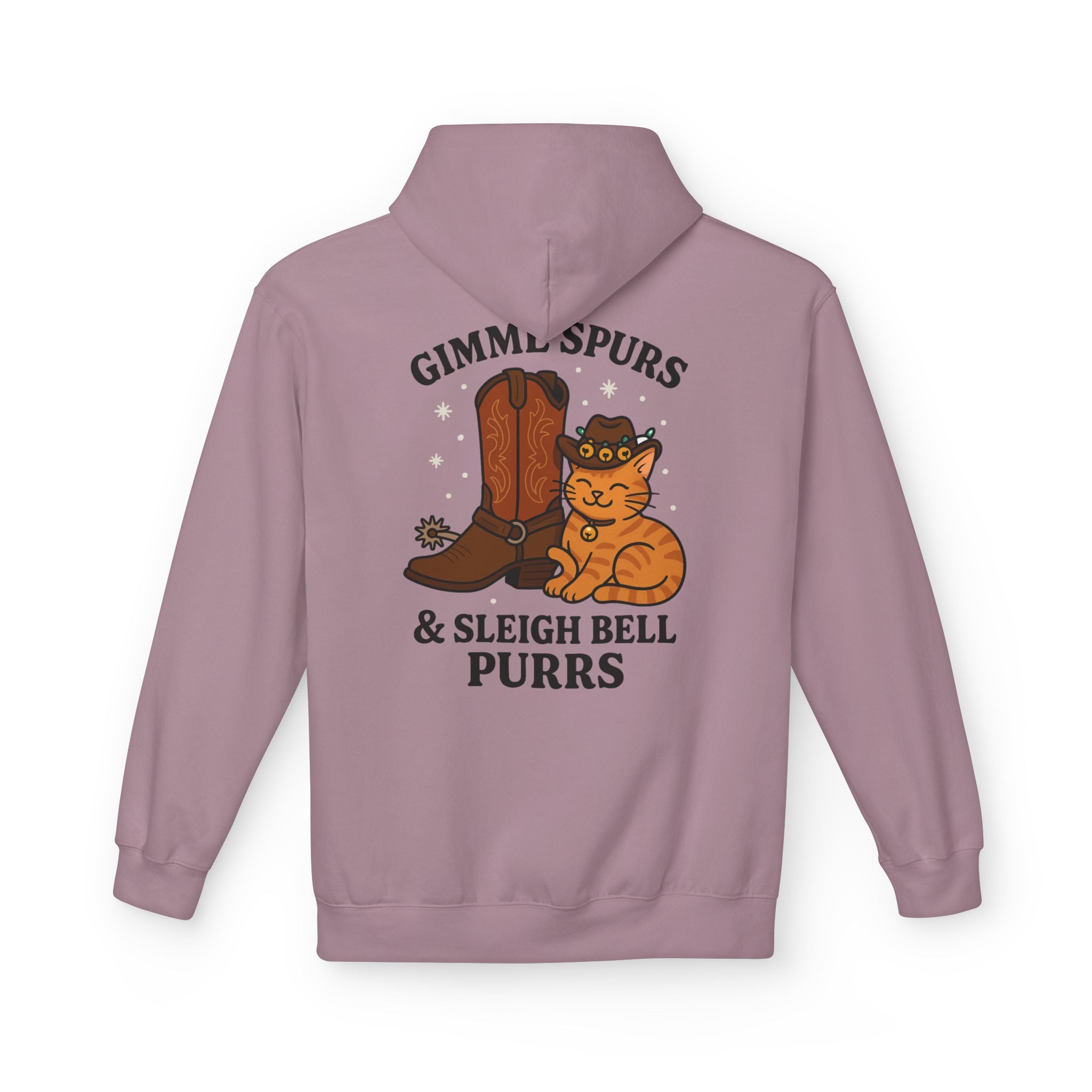 Gimme Spurs & Sleigh Bell Purrs Hoodie