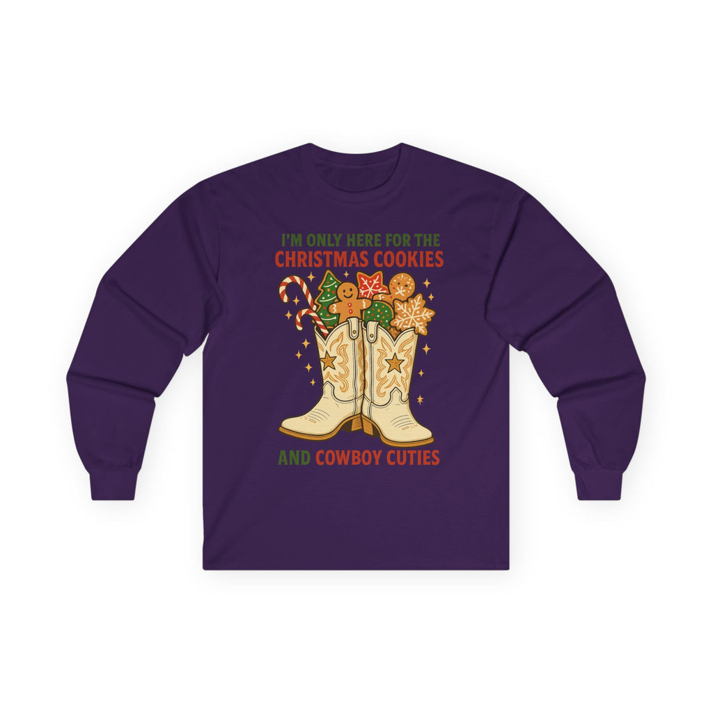 Christmas Cookies and Cowboy Cuties Long Sleeve Tee