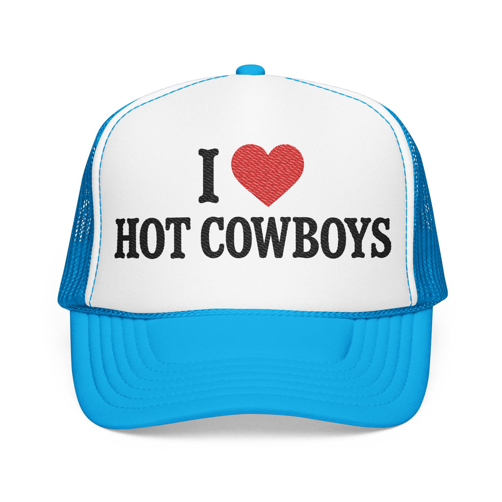 I Love Hot Cowboys Hat