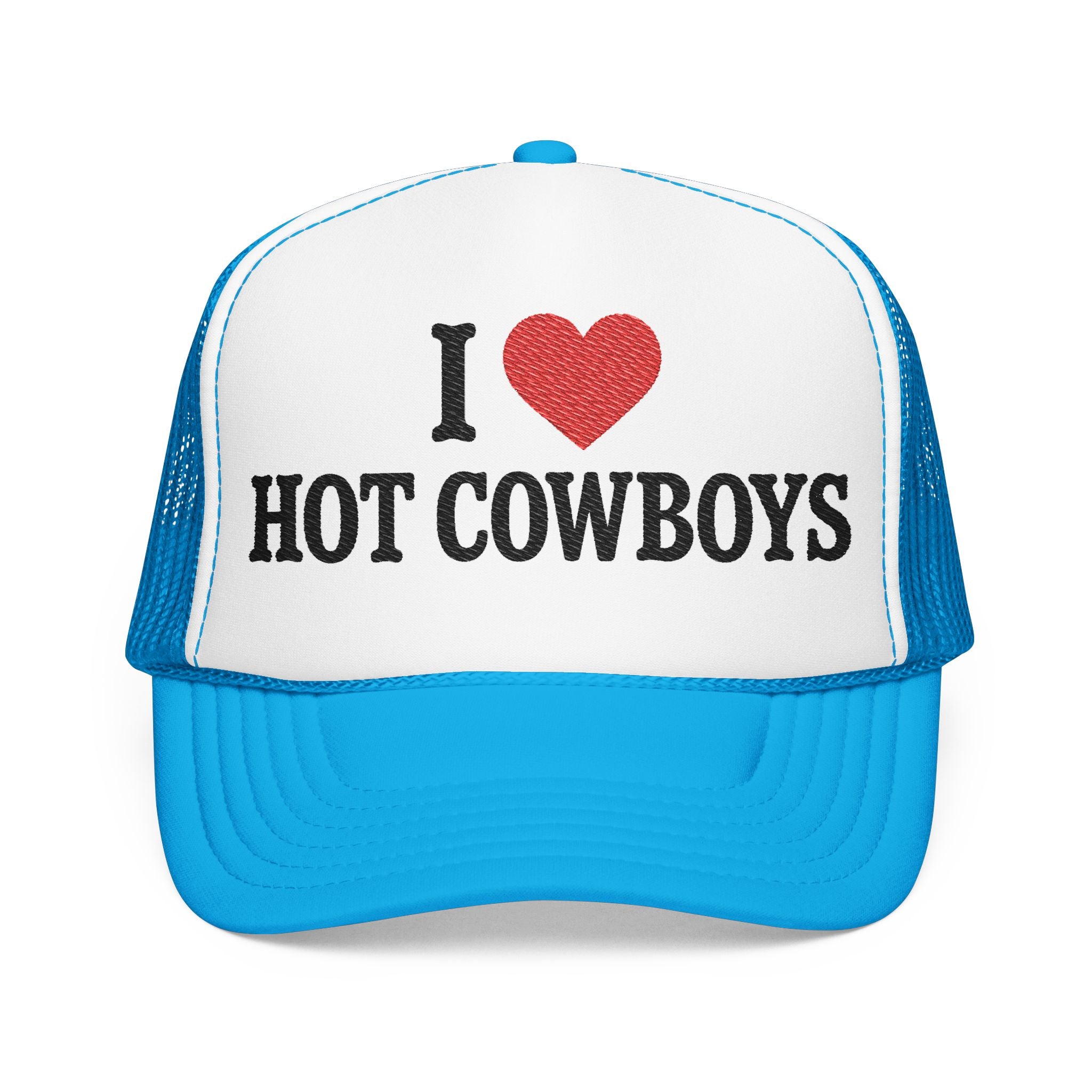 I Love Hot Cowboys Hat
