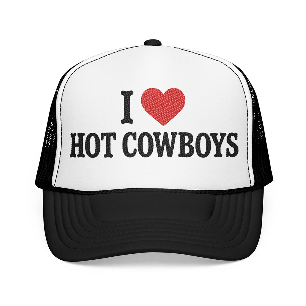 I Love Hot Cowboys Hat