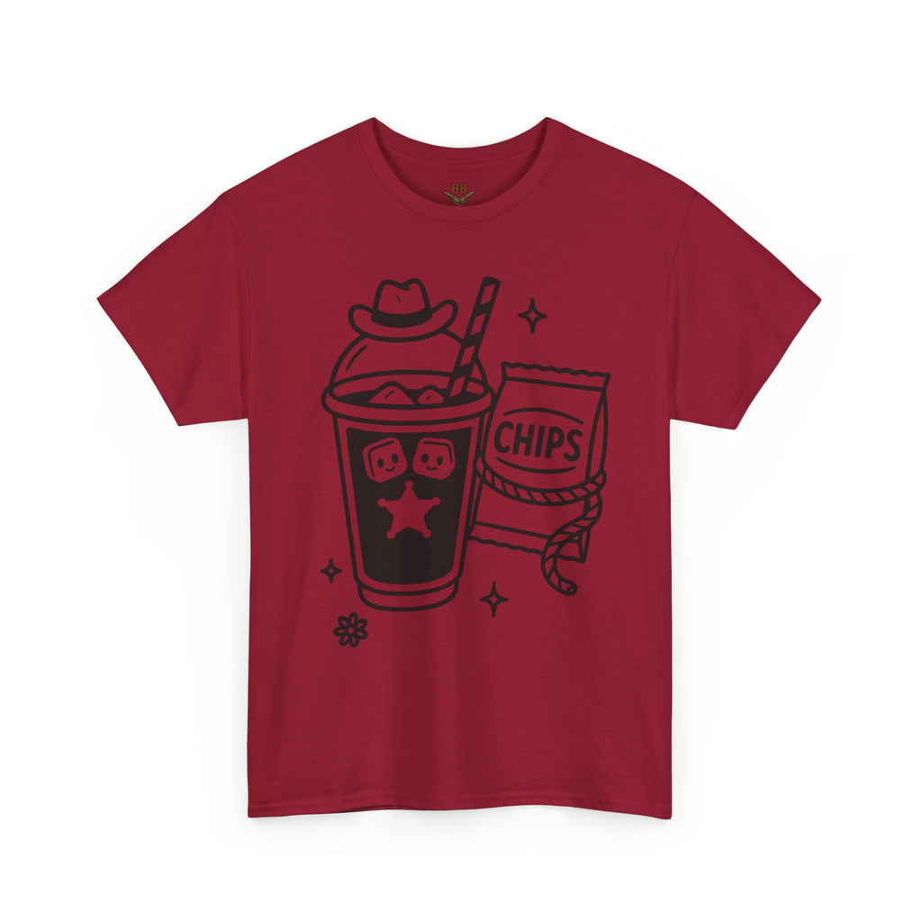 Soda and Chips Illustration Tee