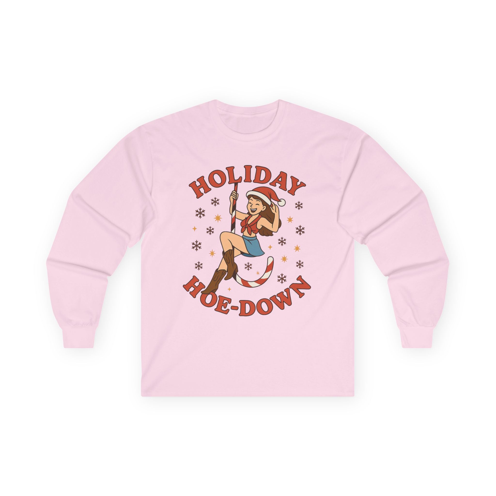 Holiday Hoe-Down Cowgirl long sleeve tee