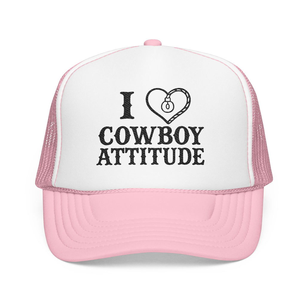 I Love Cowboy Attitude Hat