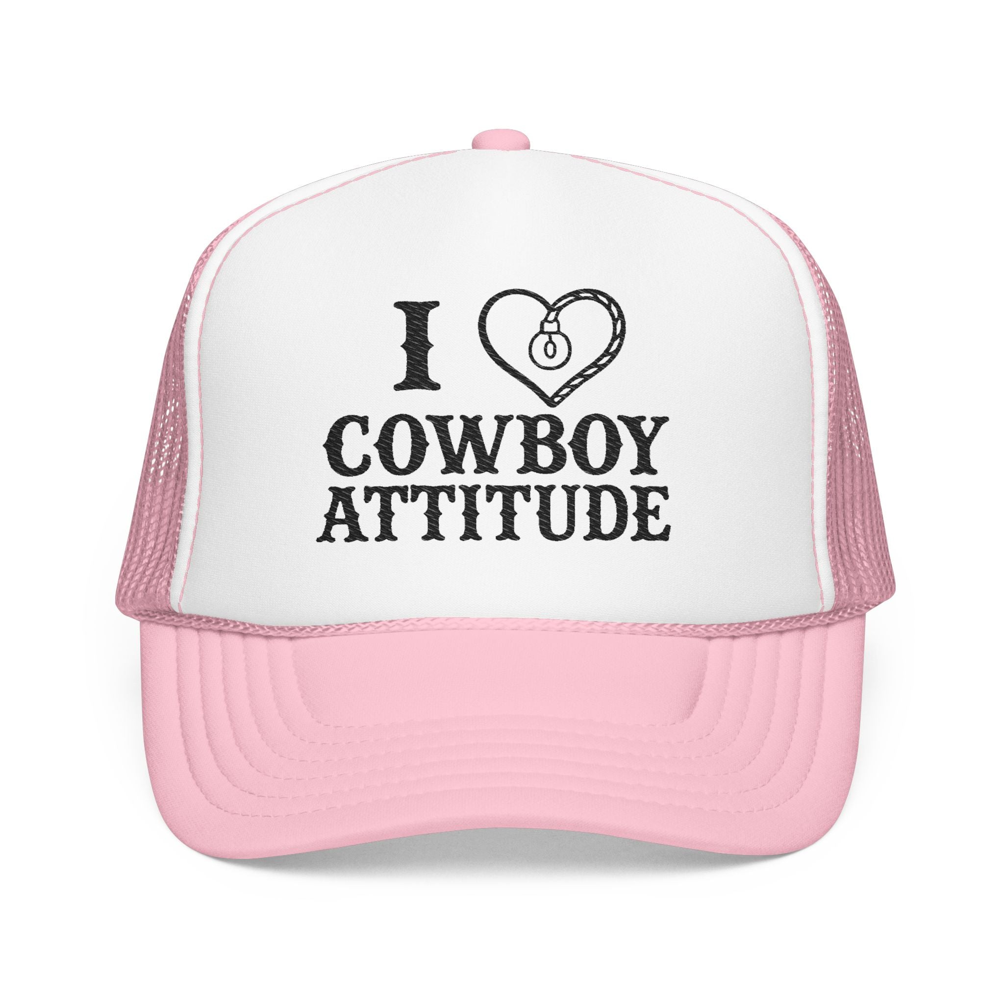 I Love Cowboy Attitude Hat