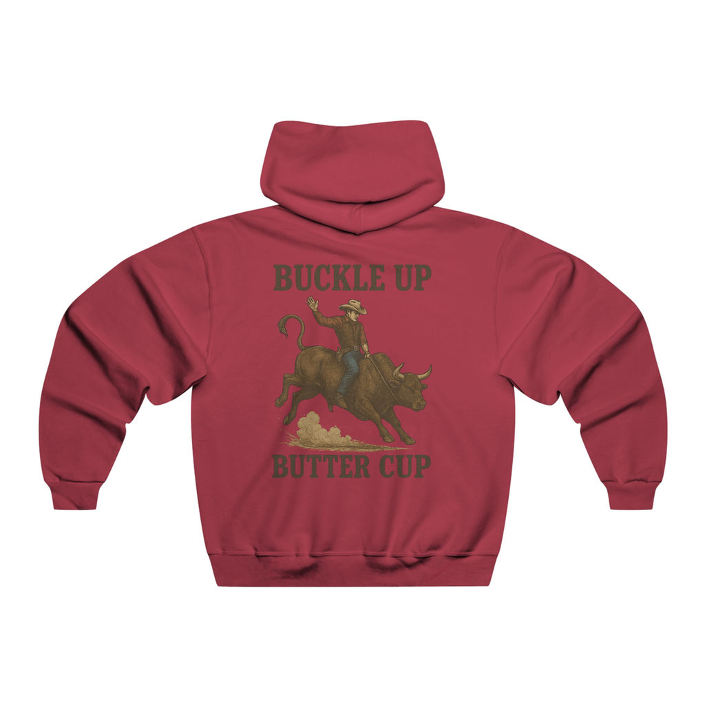 Buckle Up Buttercup Rodeo Bull Rider Hoodie