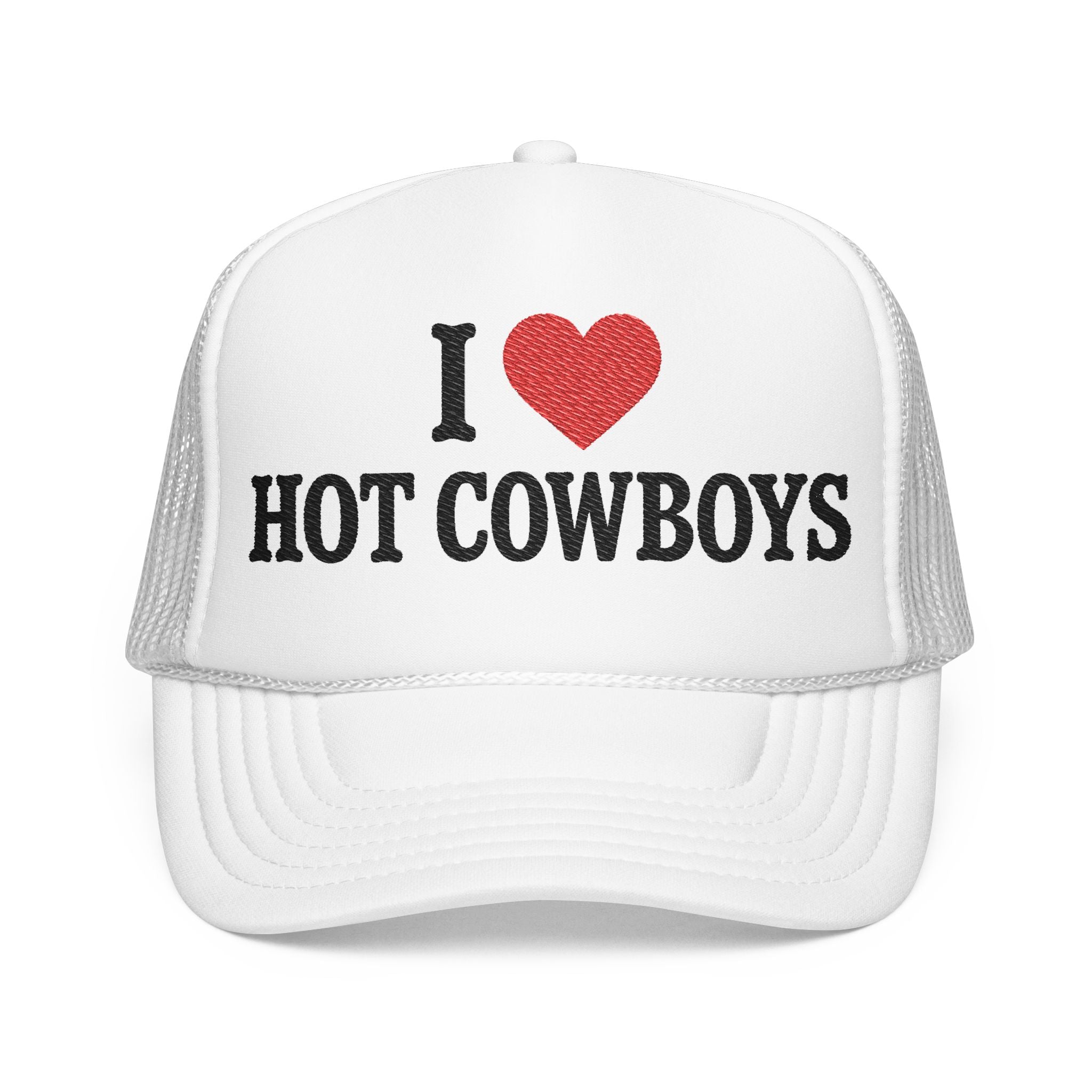 I Love Hot Cowboys Hat