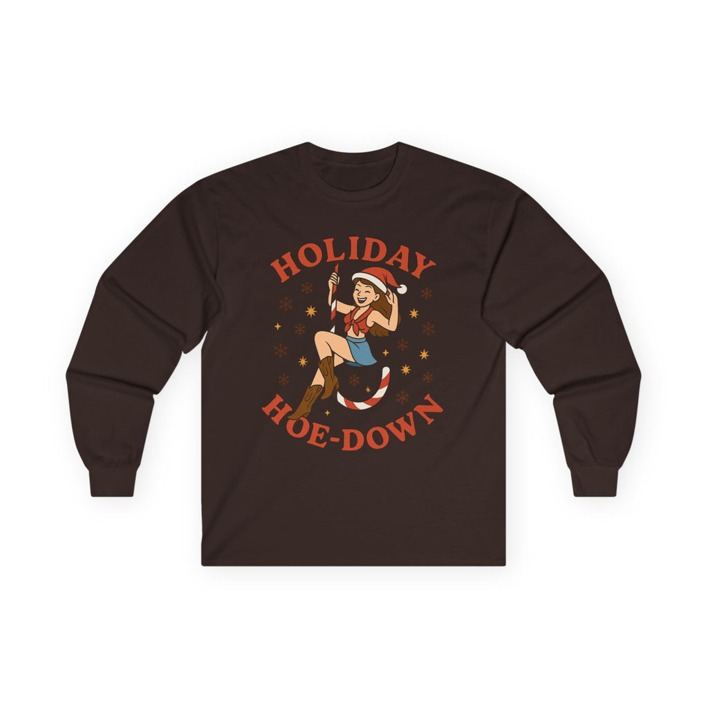 Holiday Hoe-Down Cowgirl long sleeve tee