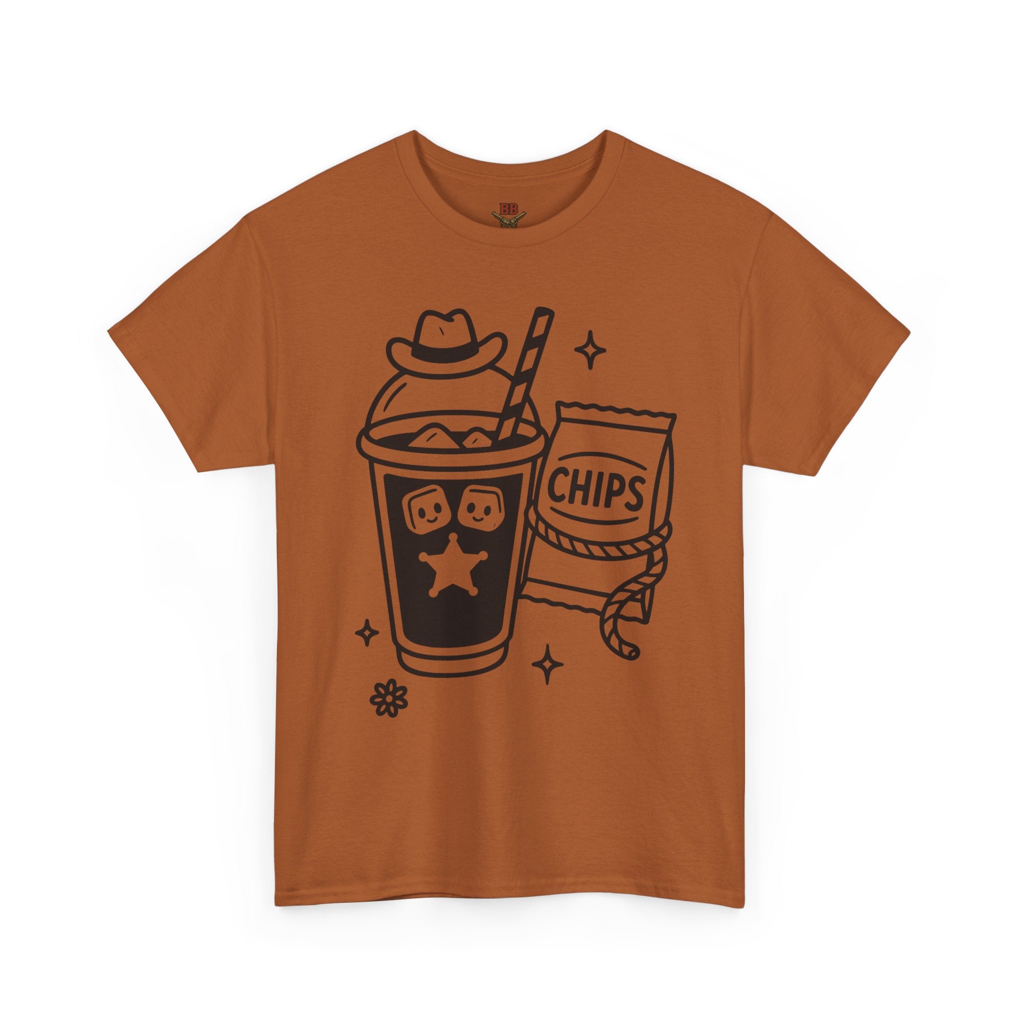 Soda and Chips Illustration Tee