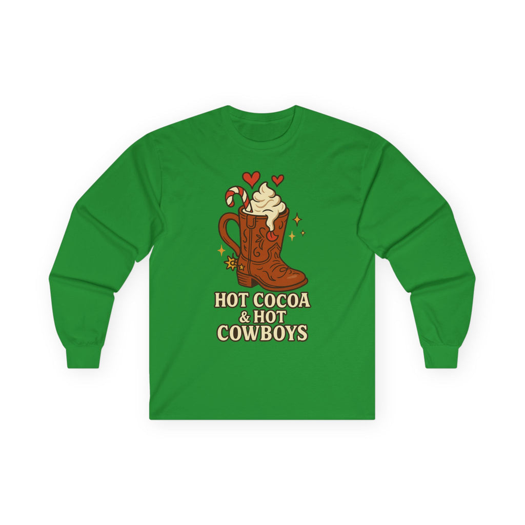Hot Cocoa & Hot Cowboys Long Sleeve Tee