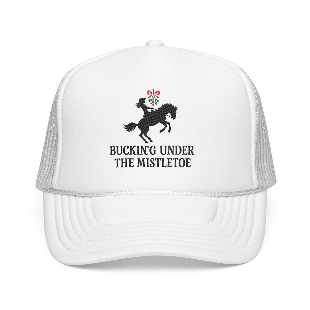 Bucking Under The Mistletoe Trucker Hat
