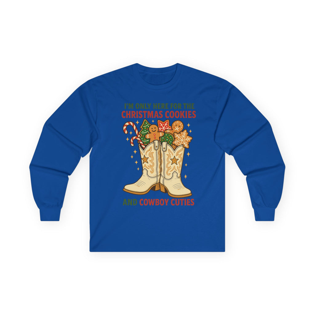 Christmas Cookies and Cowboy Cuties Long Sleeve Tee