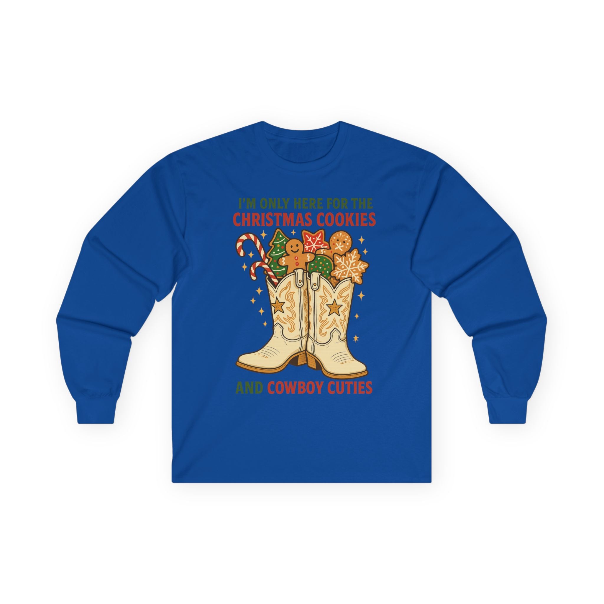 Christmas Cookies and Cowboy Cuties Long Sleeve Tee