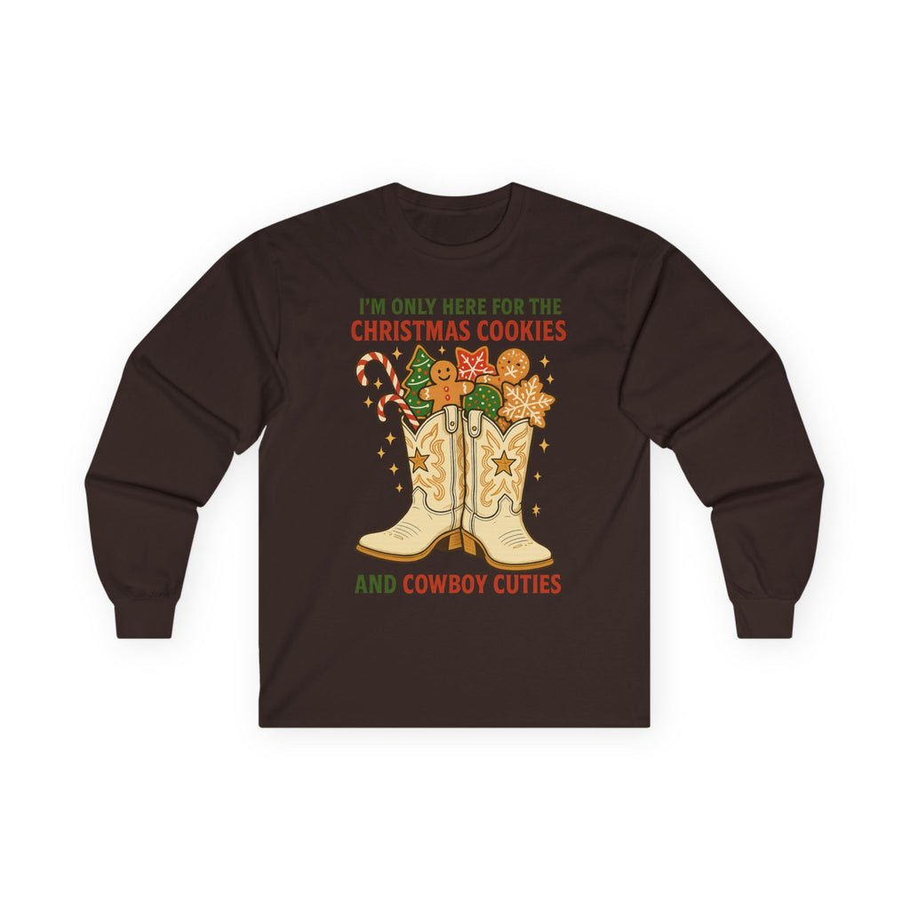Christmas Cookies and Cowboy Cuties Long Sleeve Tee