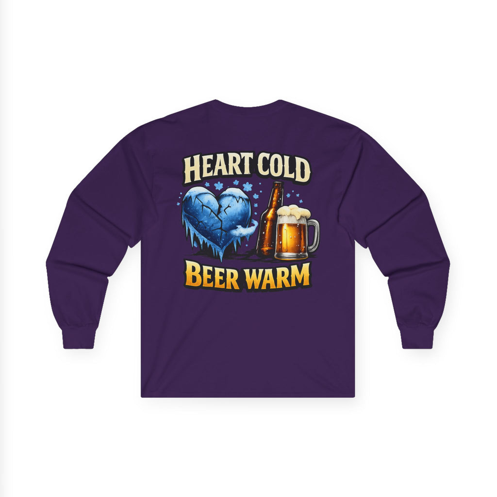 Heart Cold Beer Warm Long Sleeve