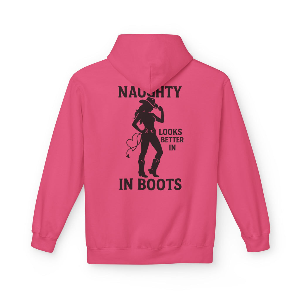 Naughty in Boots Hoodie