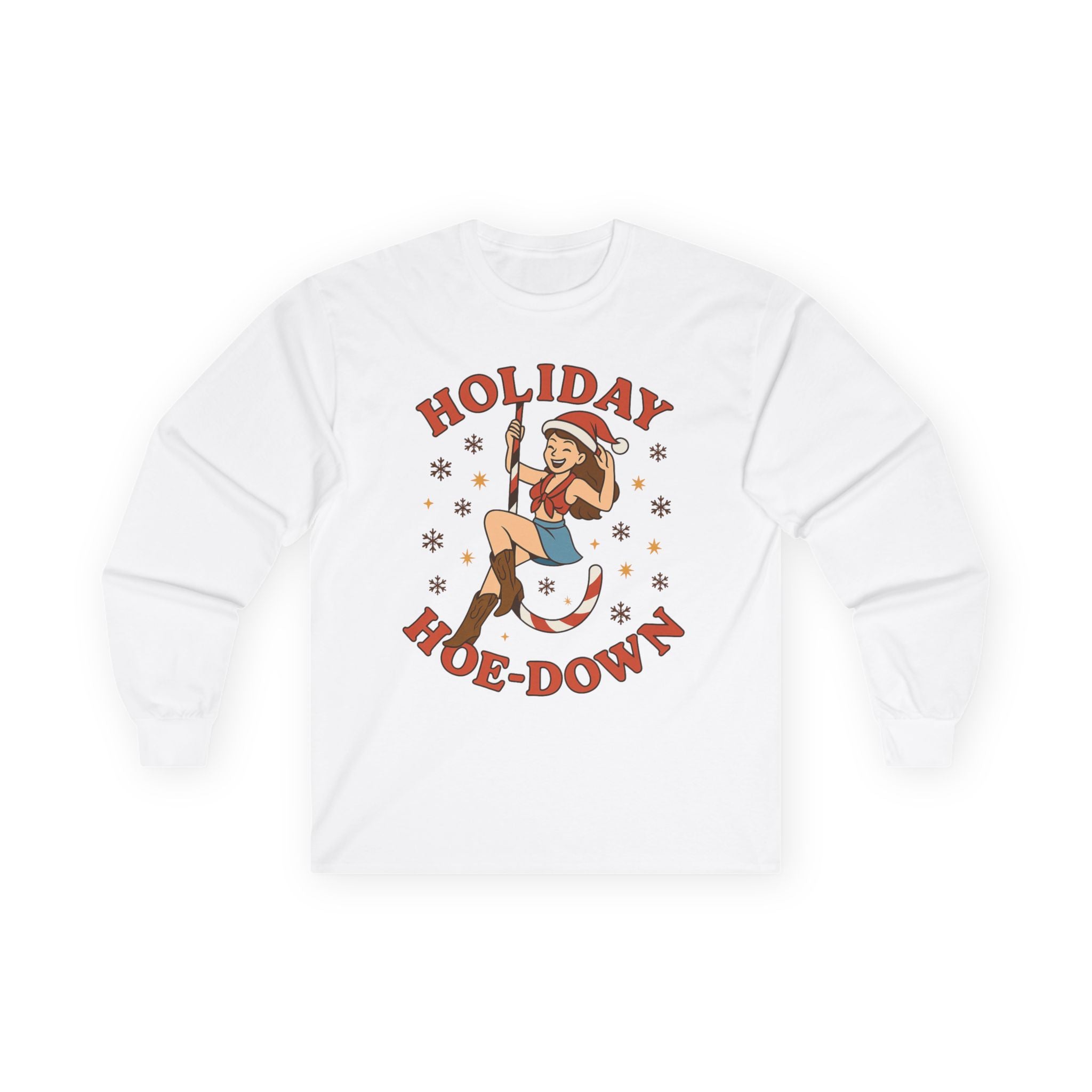 Holiday Hoe-Down Cowgirl long sleeve tee