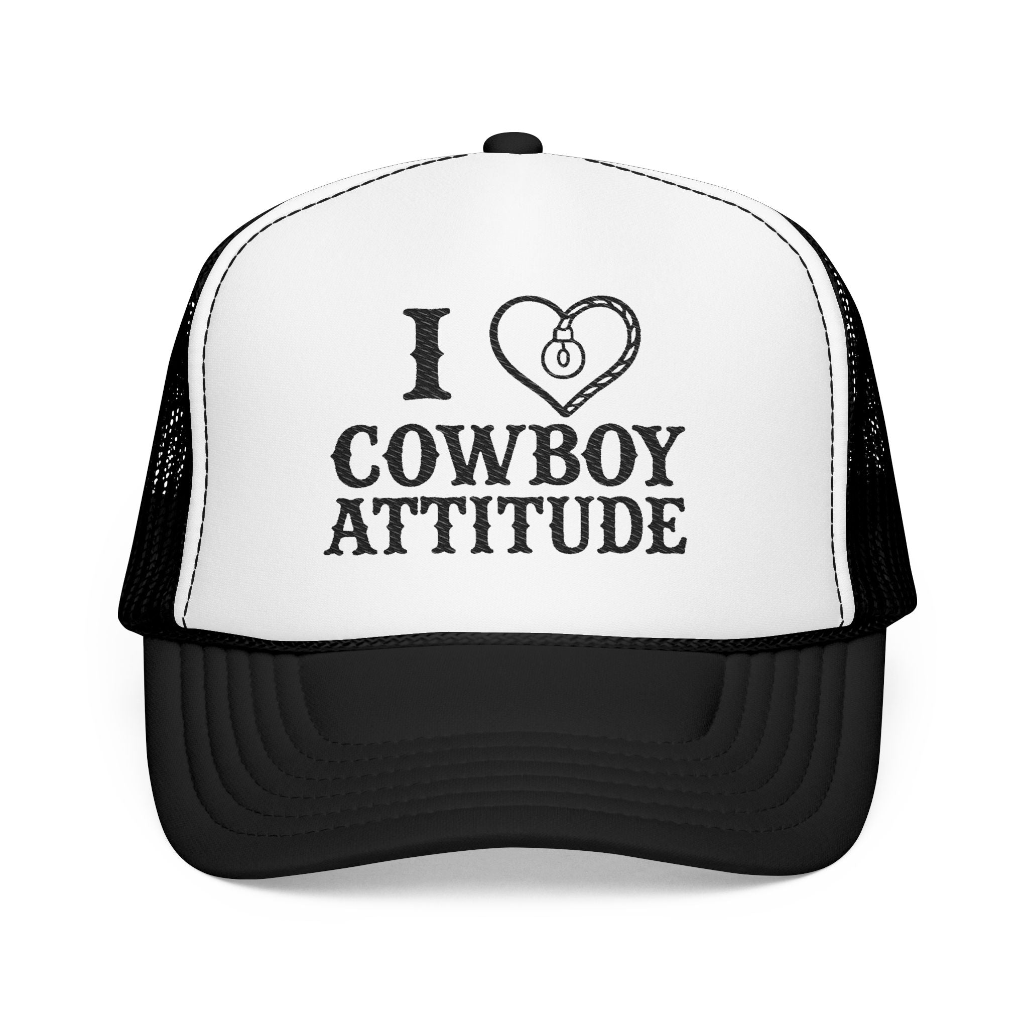 I Love Cowboy Attitude Hat