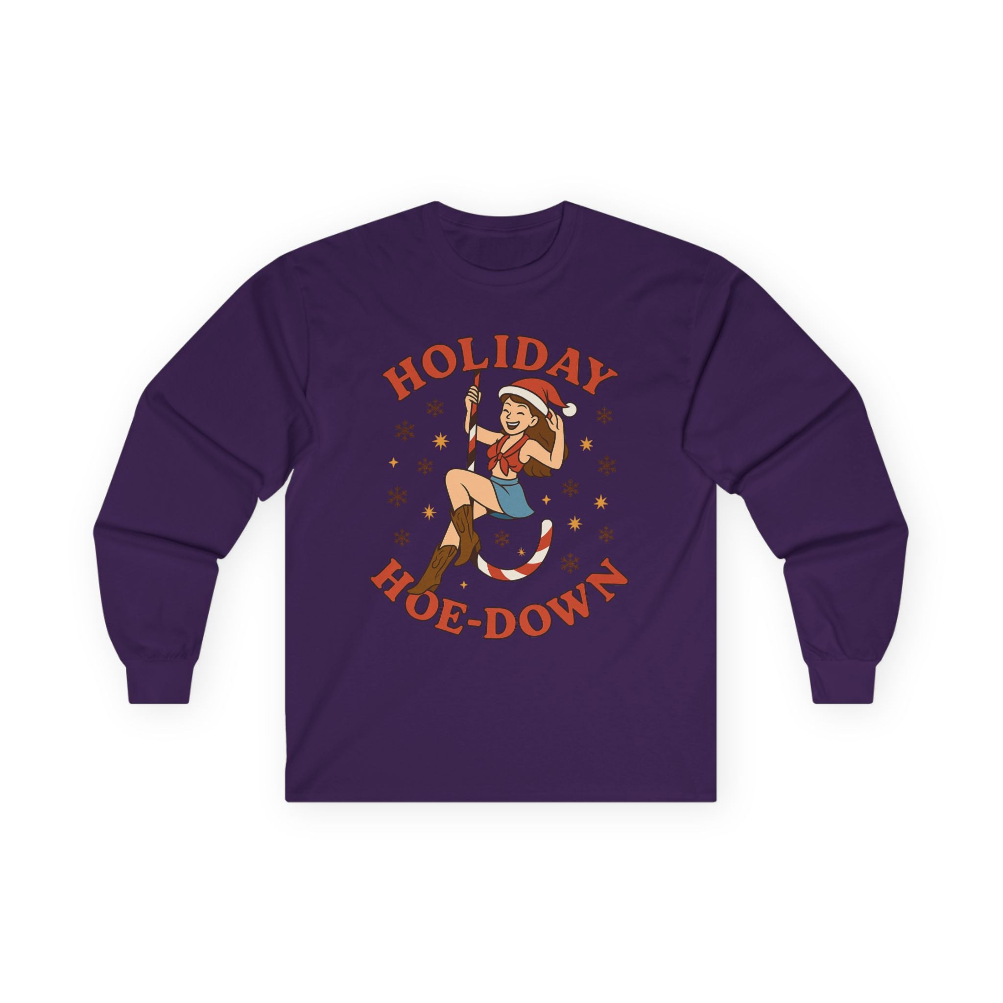 Holiday Hoe-Down Cowgirl long sleeve tee
