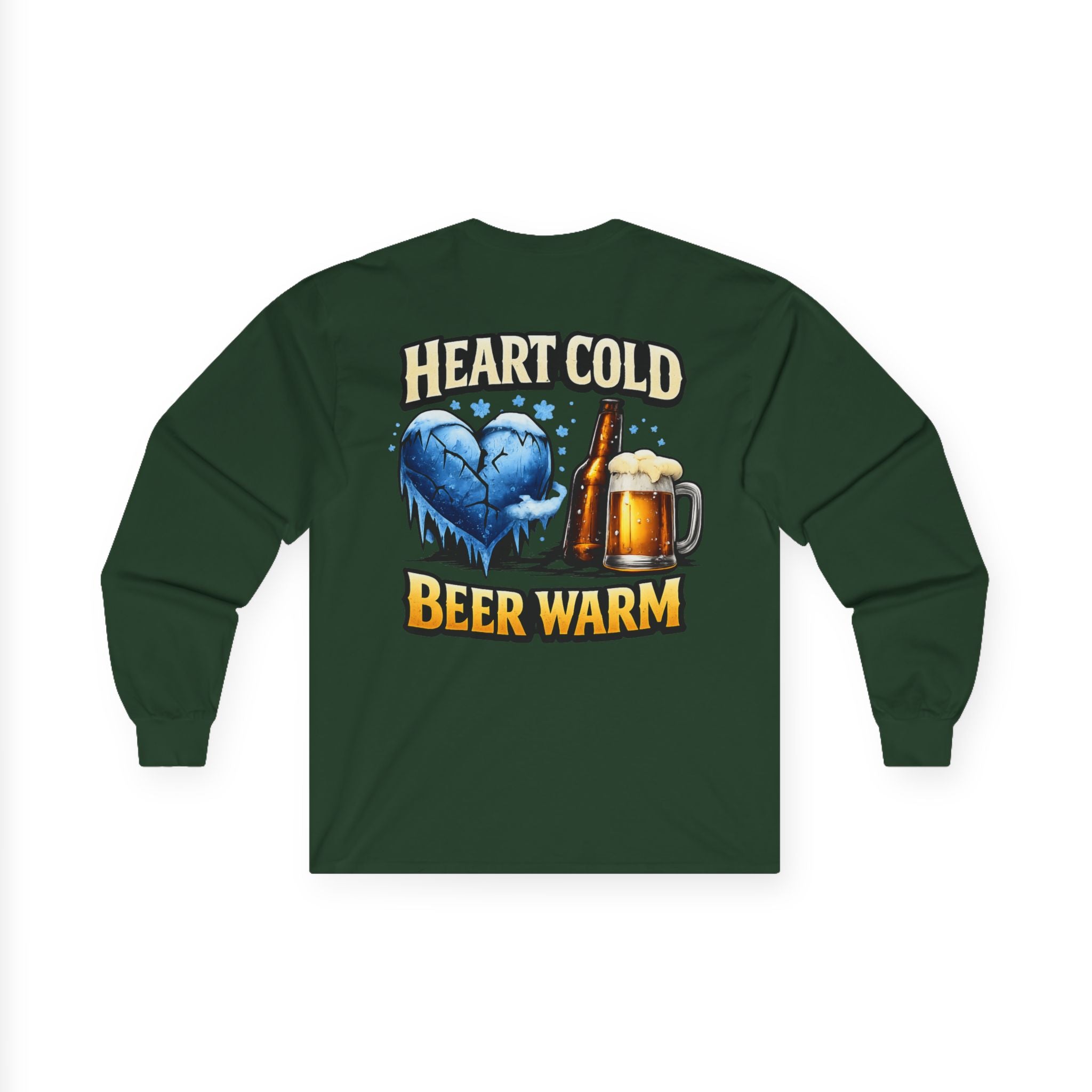 Heart Cold Beer Warm Long Sleeve