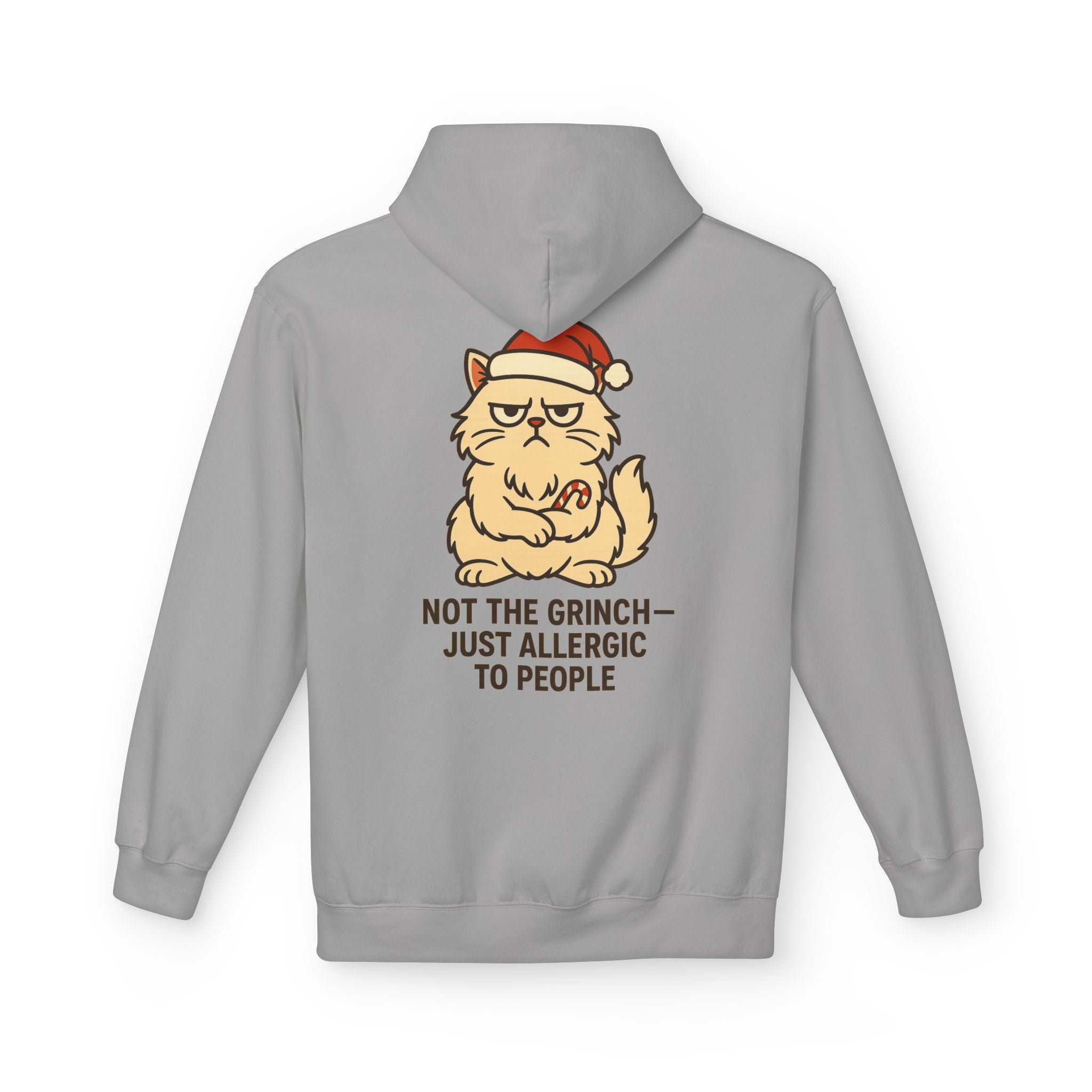 Grumpy Cat in Santa Hat Hoodie