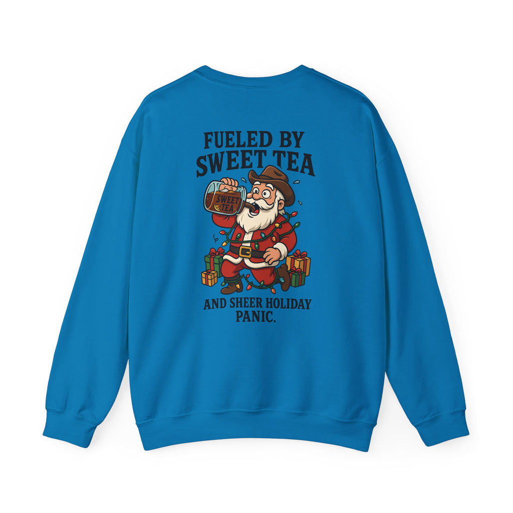 Fueled by Sweet Tea Santa sweatshirt
