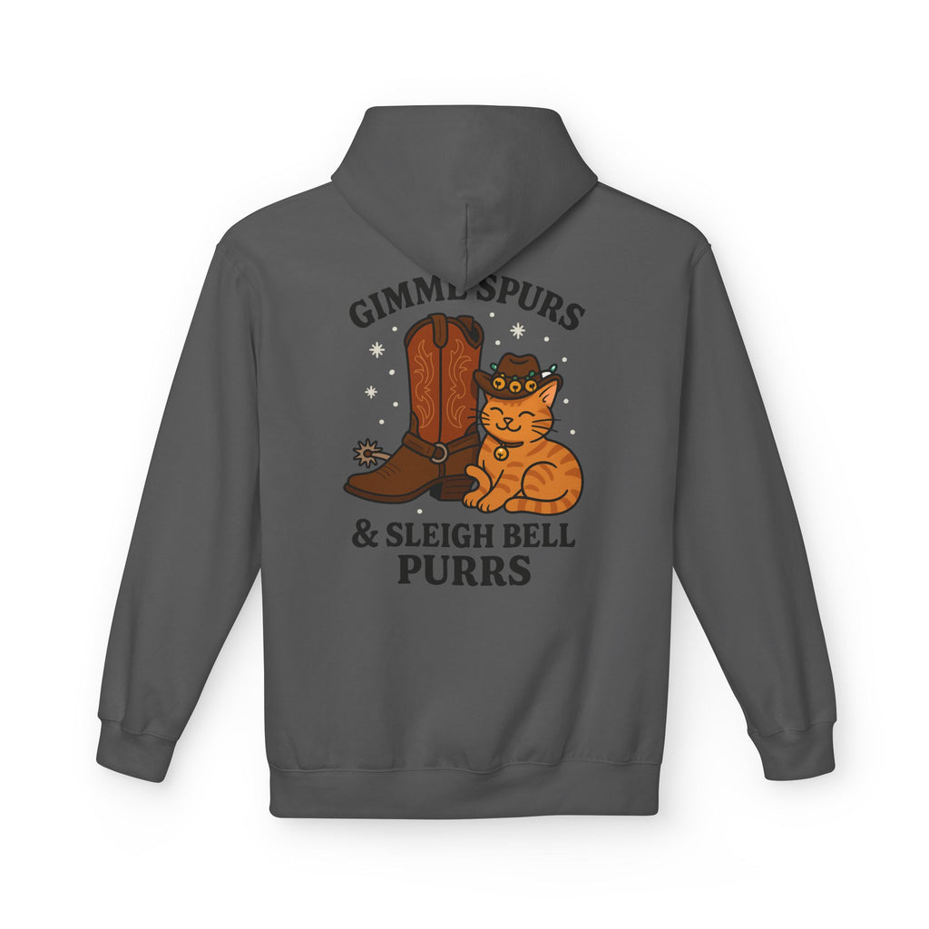 Gimme Spurs & Sleigh Bell Purrs Hoodie