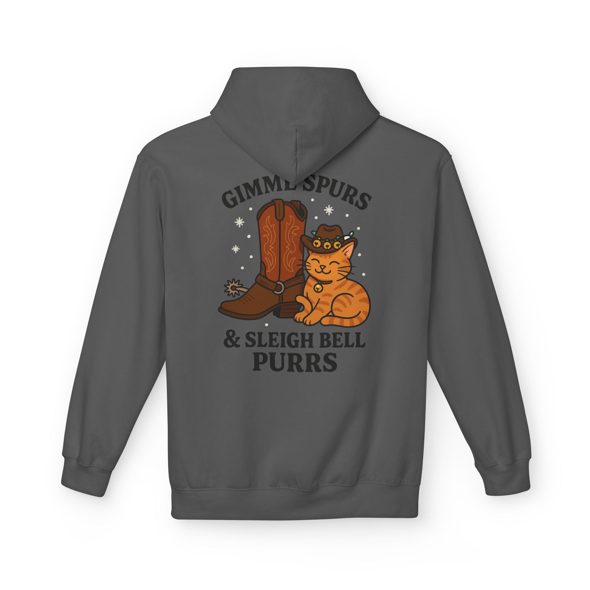 Gimme Spurs & Sleigh Bell Purrs Hoodie
