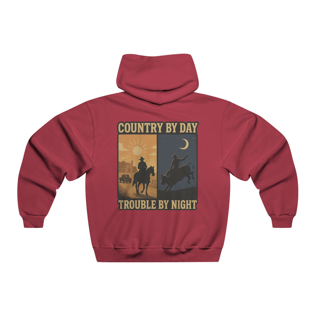 Country By Day Trouble By Night hoodie