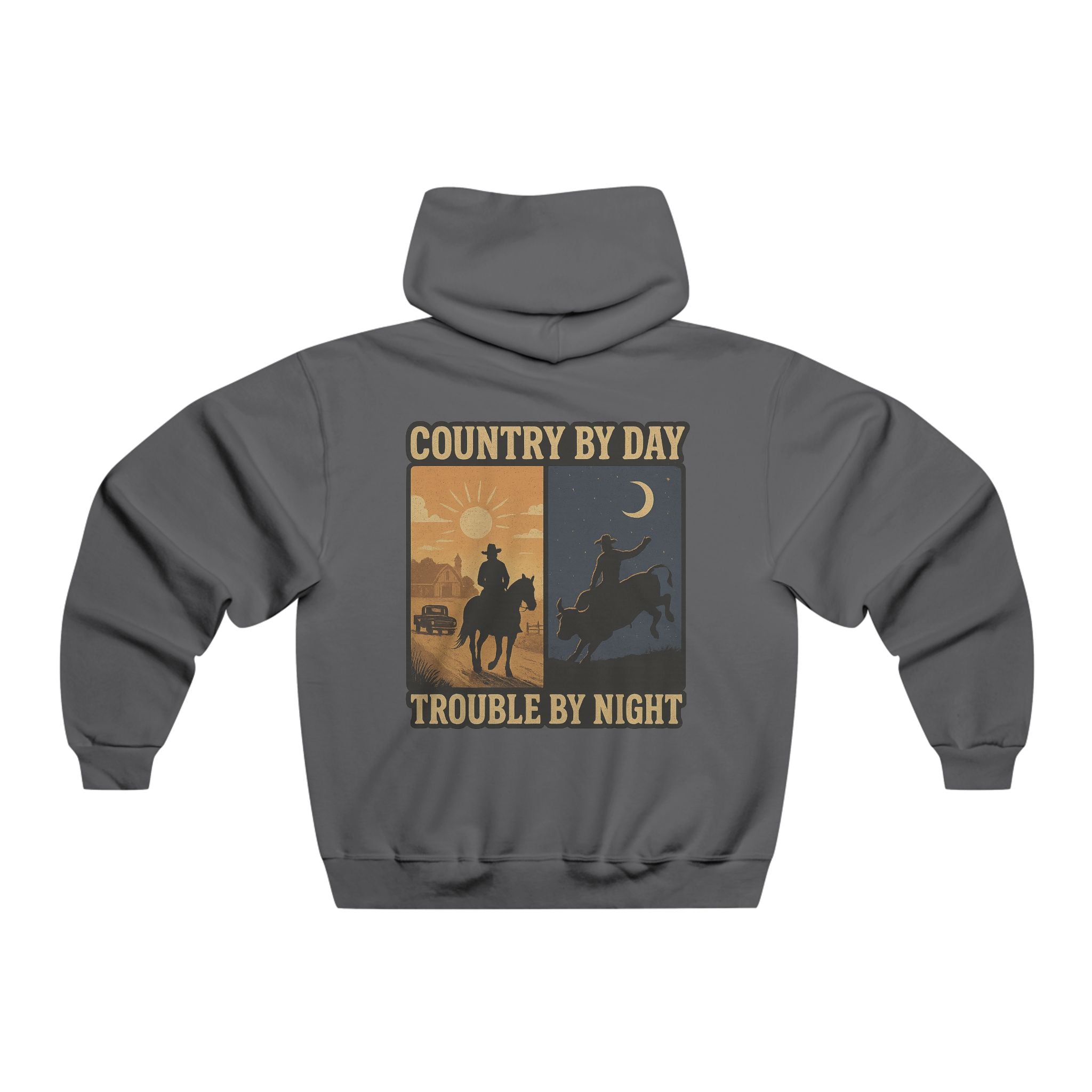 Country By Day Trouble By Night hoodie