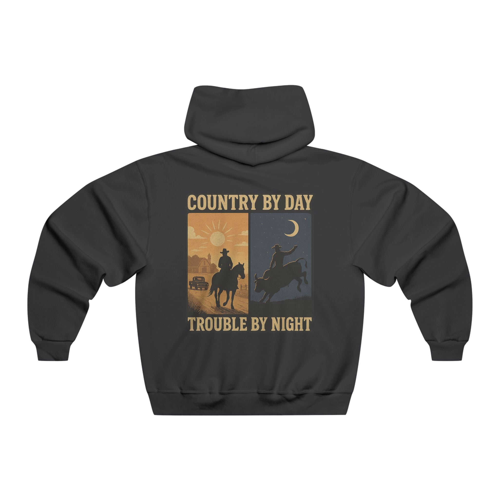 Country By Day Trouble By Night hoodie