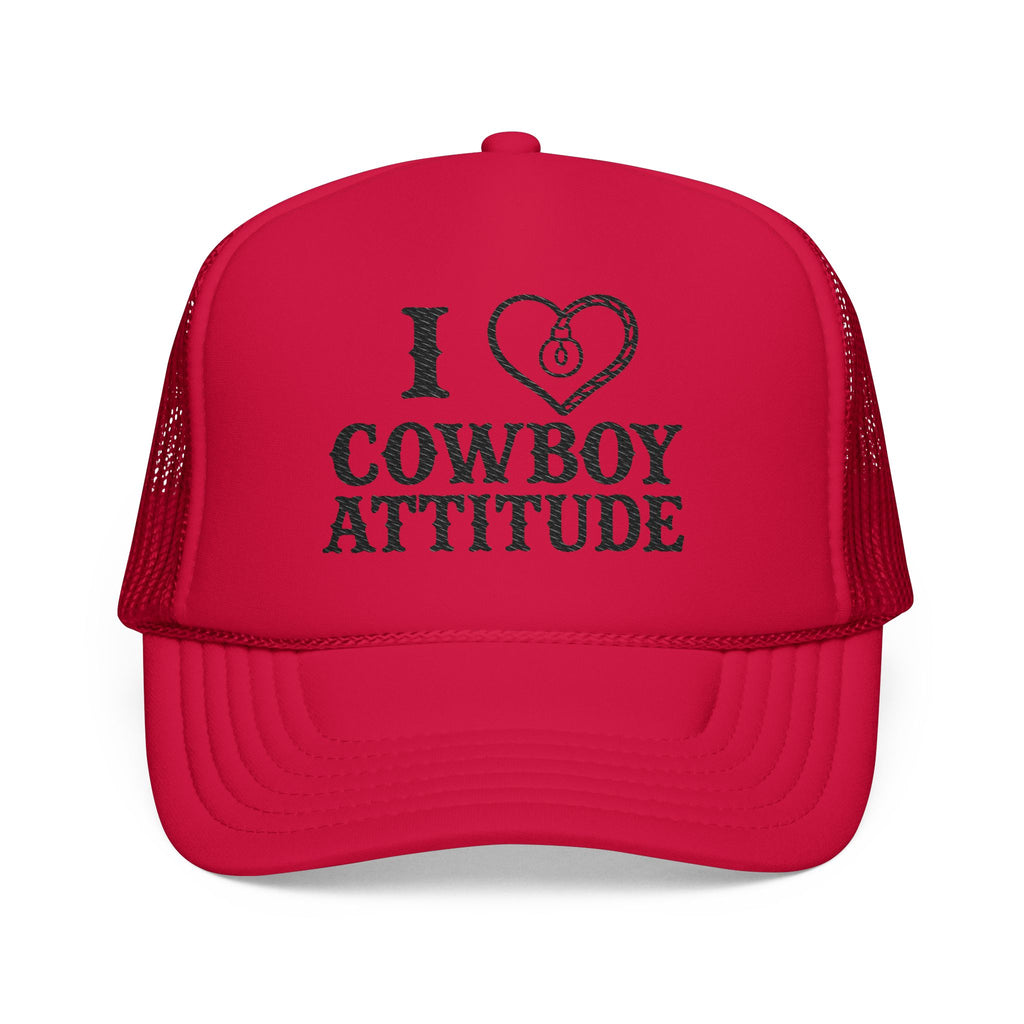 I Love Cowboy Attitude Hat