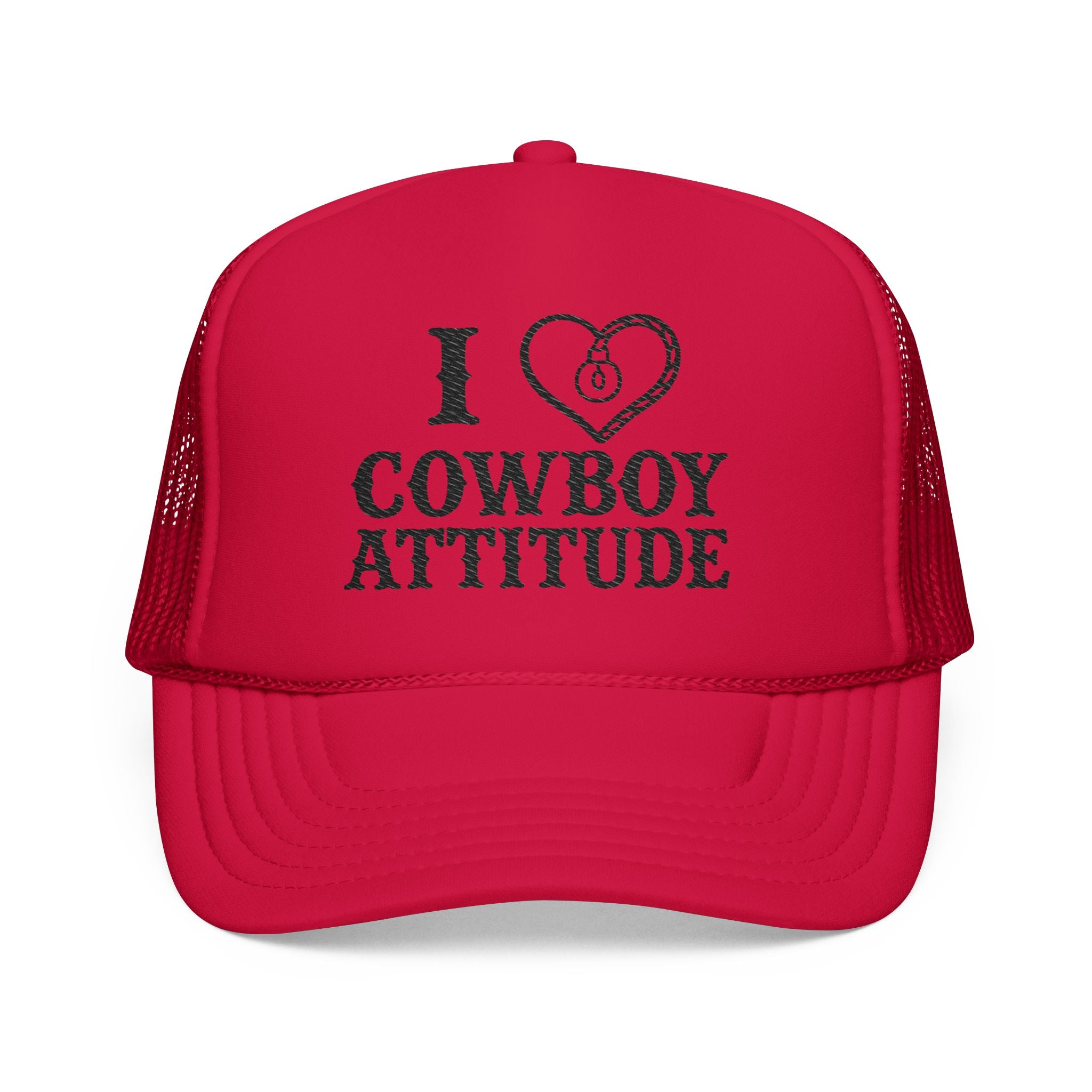 I Love Cowboy Attitude Hat