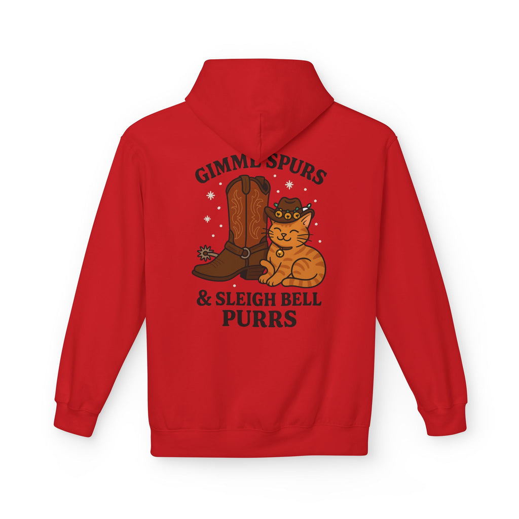 Gimme Spurs & Sleigh Bell Purrs Hoodie