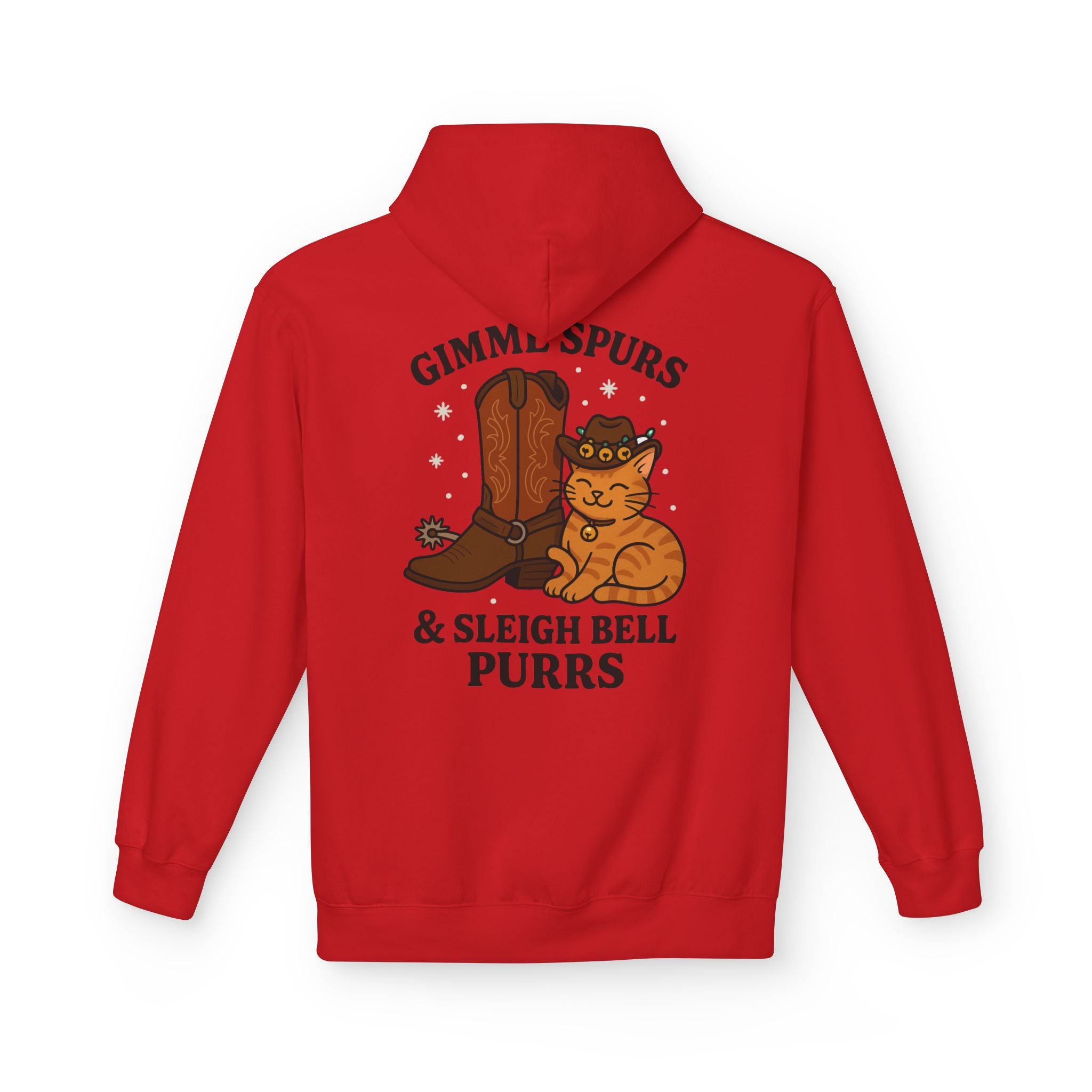 Gimme Spurs & Sleigh Bell Purrs Hoodie