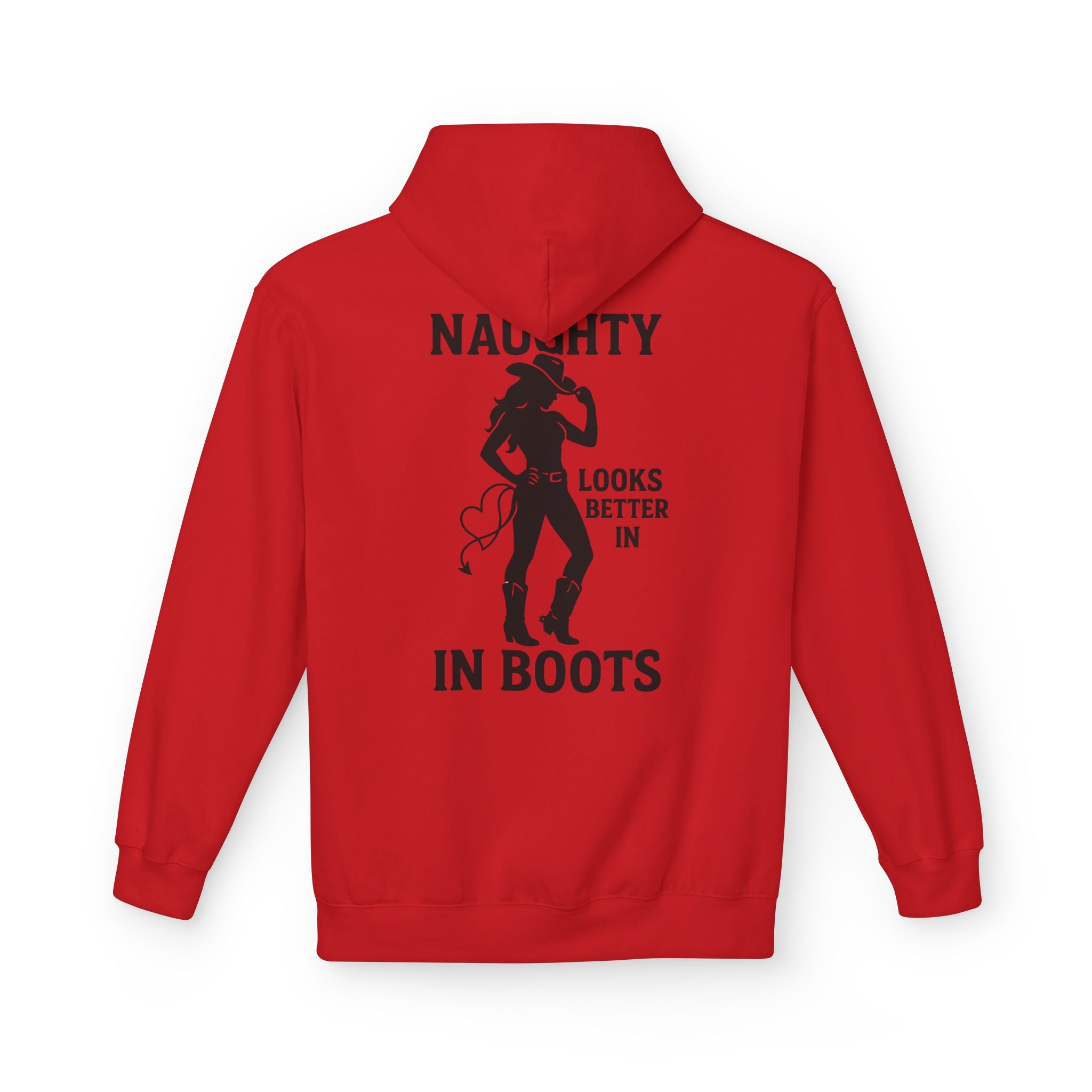 Naughty in Boots Hoodie