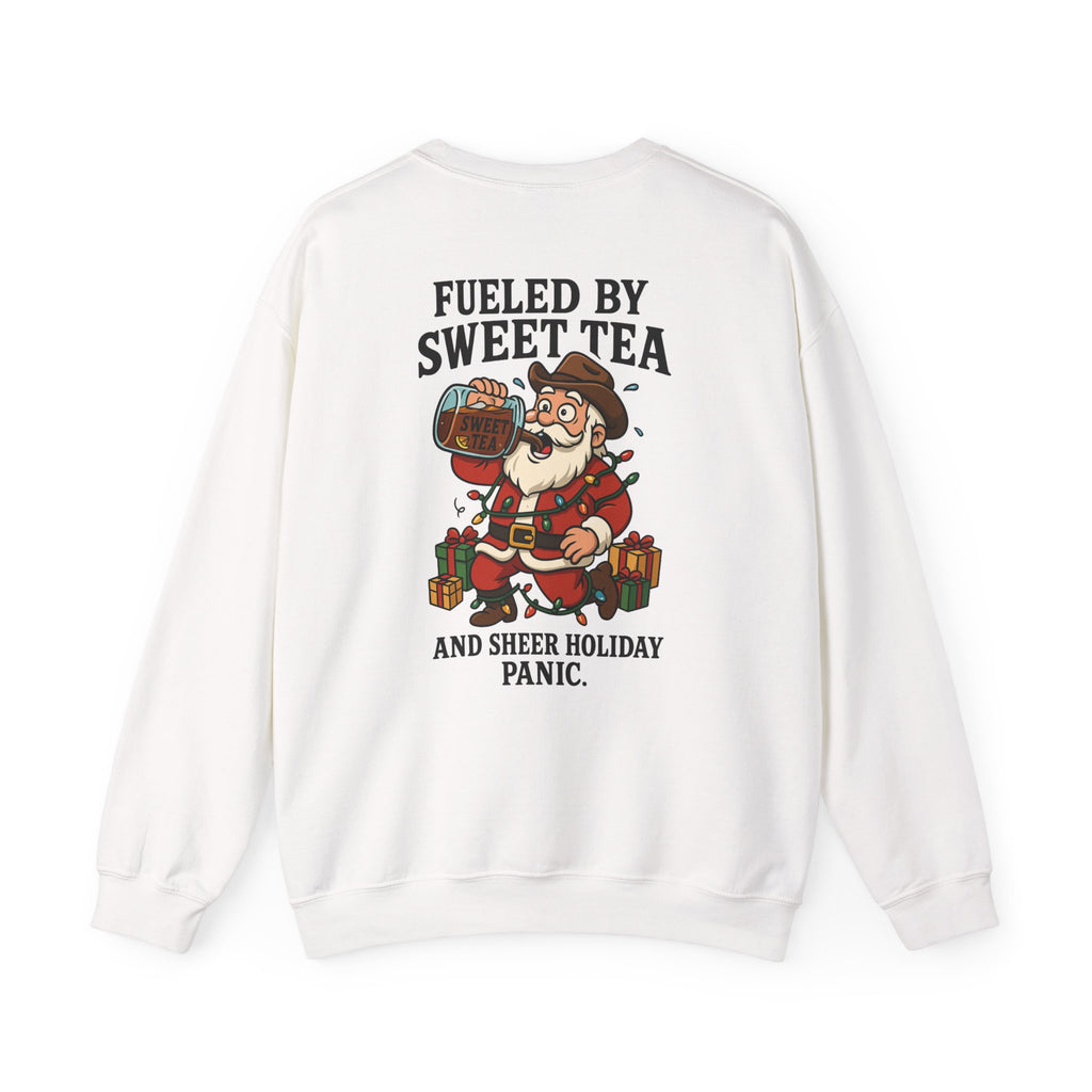Fueled by Sweet Tea Santa sweatshirt